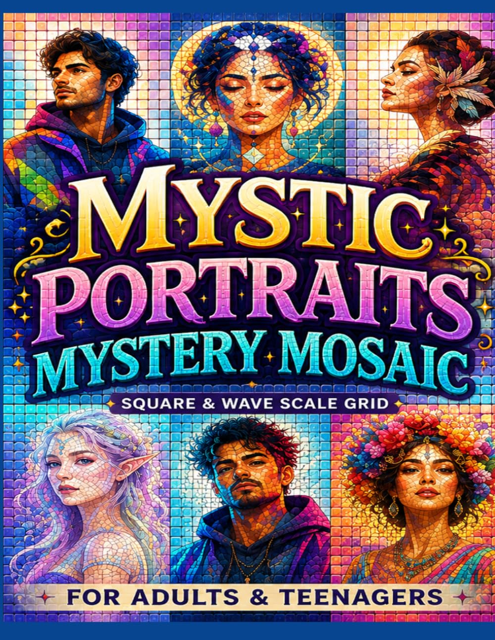 capítulo por capítulo baixar Mystic Portraits Mystery Mosaic: An Adult Color by Number Coloring Book Featuring Hidden Face and Mosaic Art Designs for Stress Relief and Relaxation