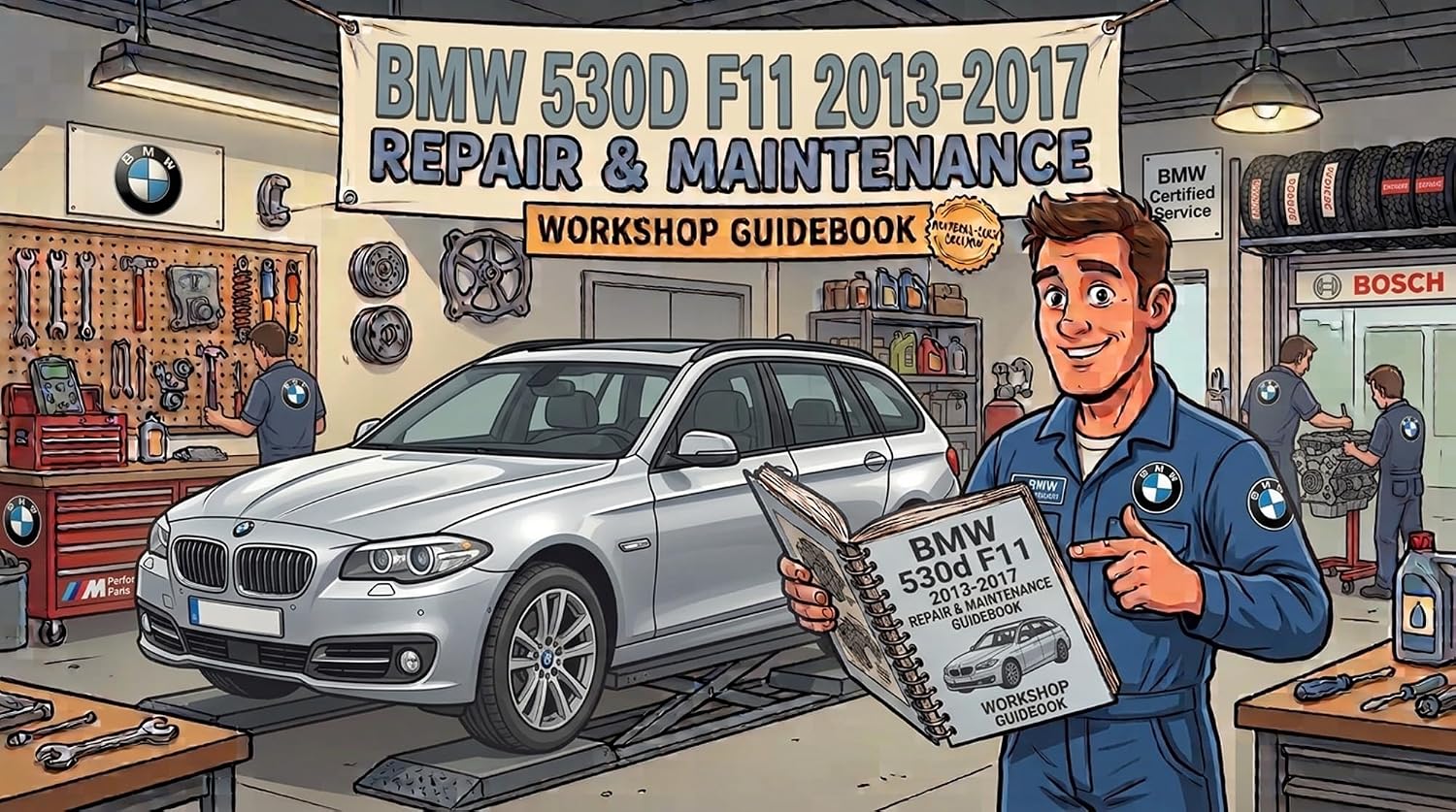 capítulo por capítulo baixar BMW 530d F11 2013-2017, Vehicle Repair Manual, Parts, Wiring, Workshop Book (English Edition)
