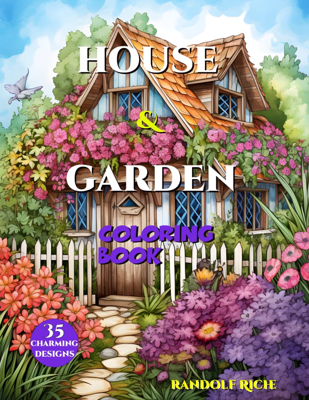 capítulo por capítulo baixar House & Garden Coloring Book: Relaxing and Detailed Illustrations of Picturesque Houses and Beautiful Gardens for All Ages