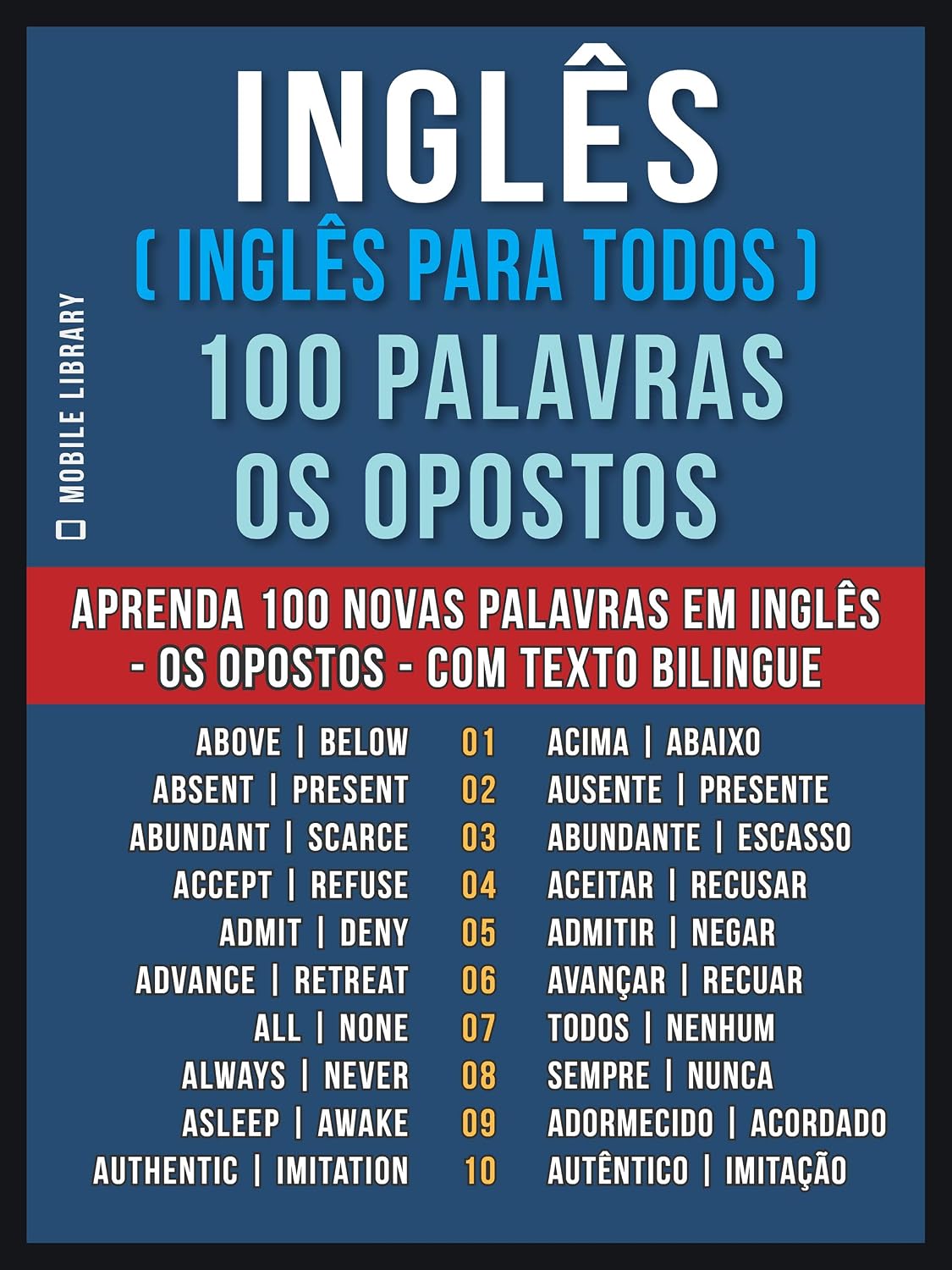 capítulo por capítulo baixar Inglês ( Inglês Para Todos ) 100 Palavras - os Opostos: Aprenda 100 novas palavras em Inglês - os Opostos - com Texto Bilingue (Foreign Language Learning Guides)