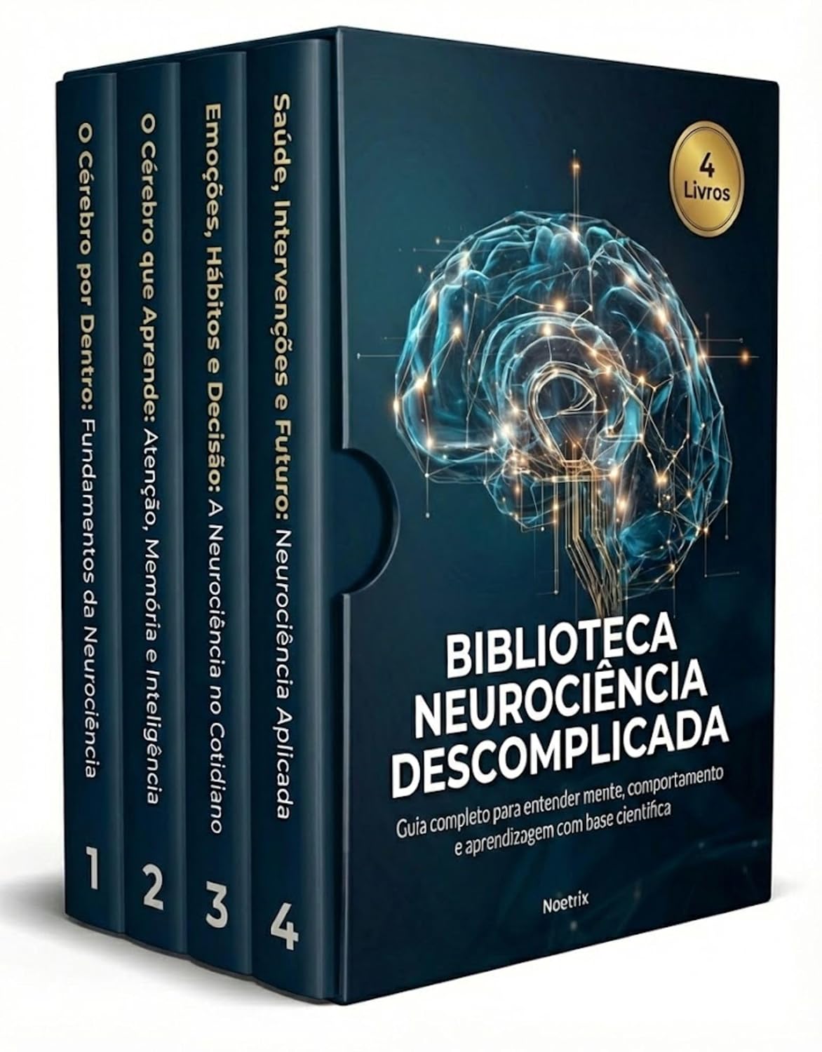 Biblioteca Neurociência Descomplicada - 4 Livros - Guia completo para entender mente, comportamento e aprendizagem com base científica: Manual prático sobre funcionamento mental, emoções e hábitos baixar o livro de graça