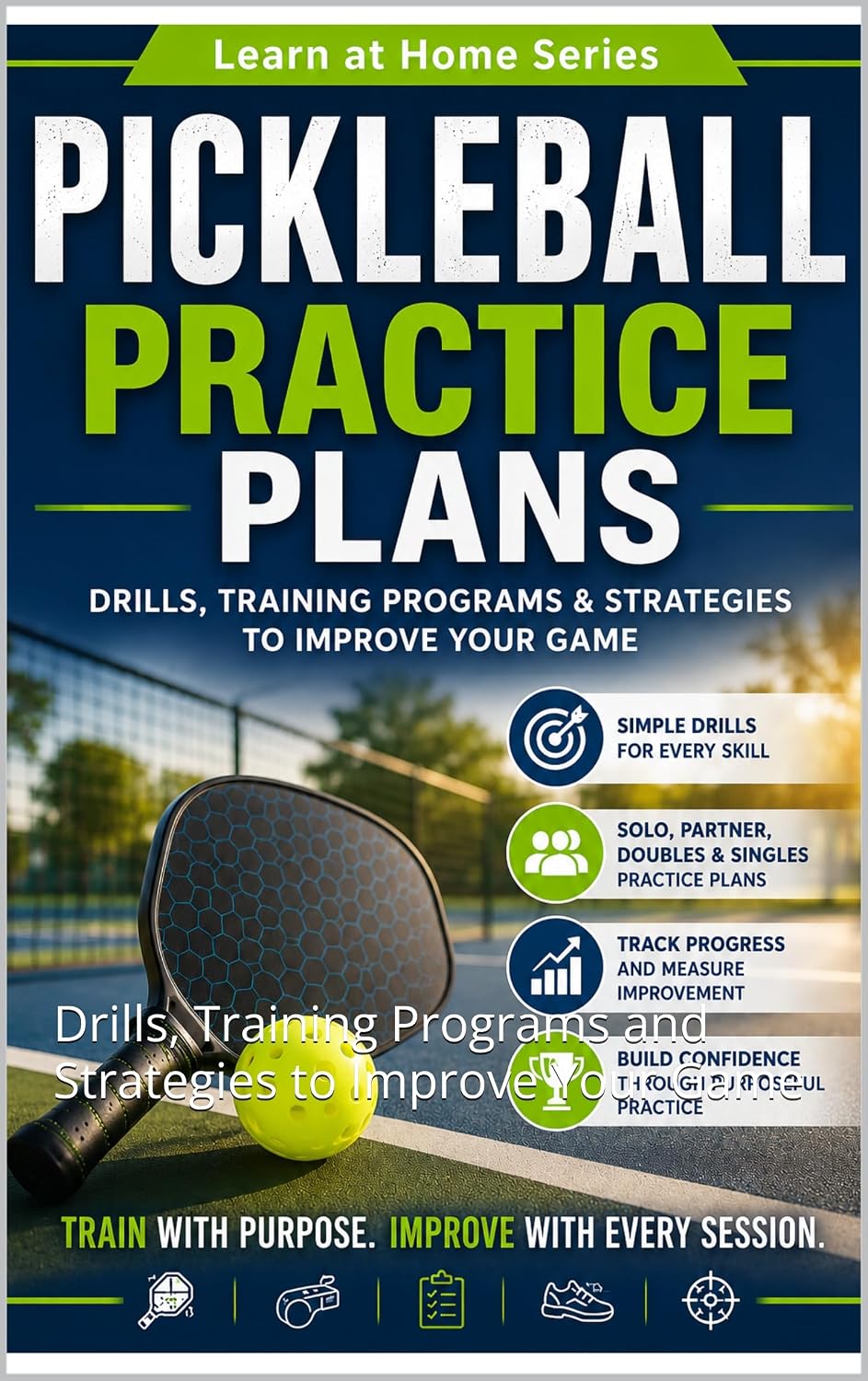 ler totalmente Pickleball Practice Plans: Drills, Training Programs and Strategies to Improve Your Game (Learn at Home Book 10) (English Edition)