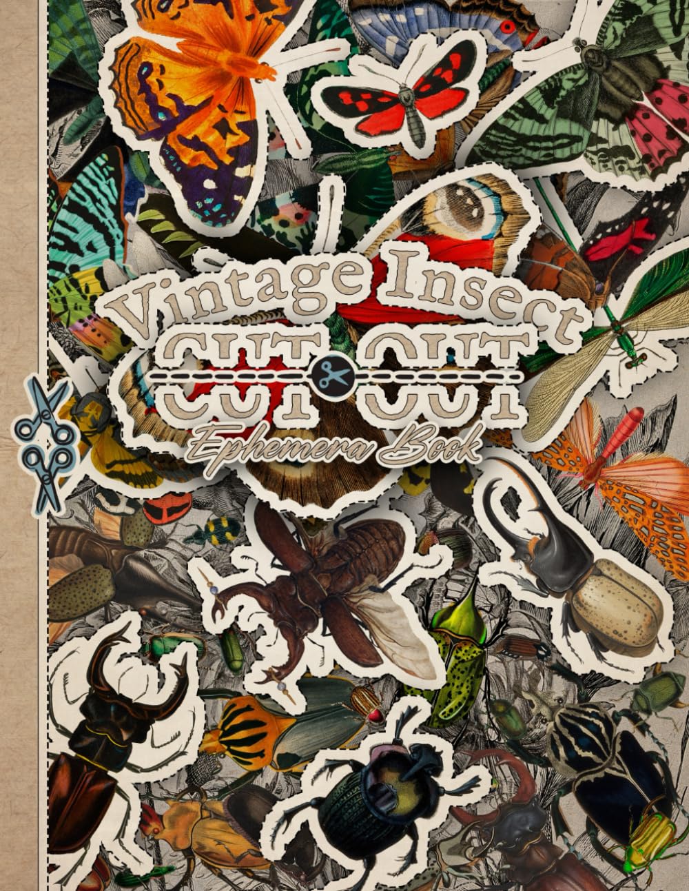 Vintage Insect Cut-Out Ephemera Book: Butterflies, Moths & Bugs for Collage, Scrapbooking & DIY Crafts baixar o livro de graça