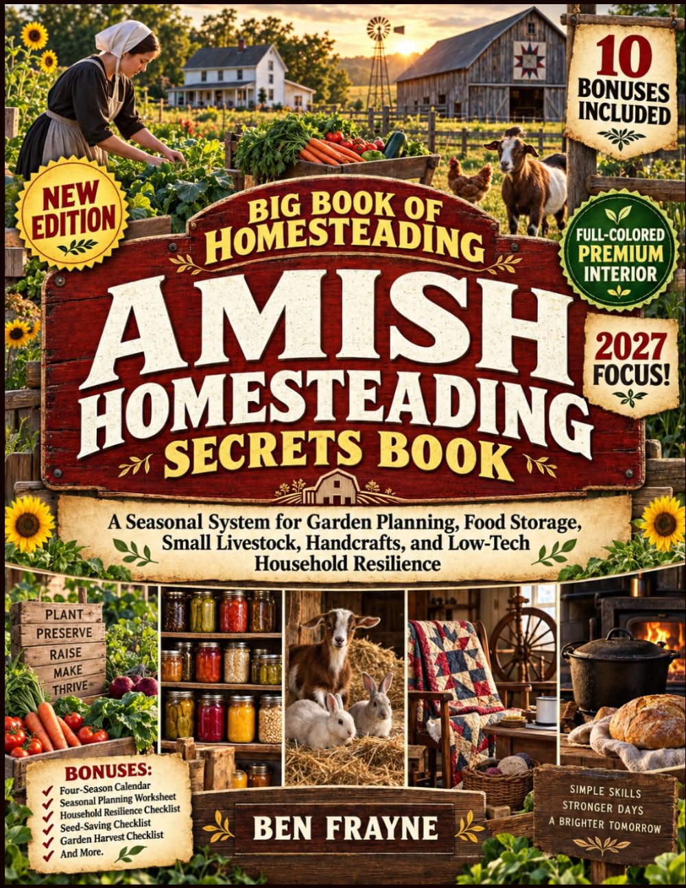 capítulo por capítulo baixar Amish Homesteading Secrets Book: A Seasonal System for Garden Planning, Food Storage, Small Livestock, Handcrafts, and Low-Tech Household Resilience