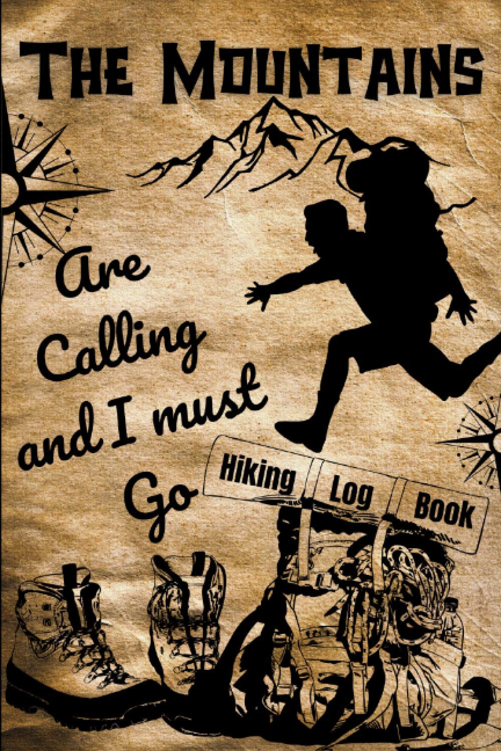 Hiking Log Book: The Mountains Are Calling And I Must Go, 100 Cream Paper Pages To Keep Track Your Hikes. baixar livro de graça