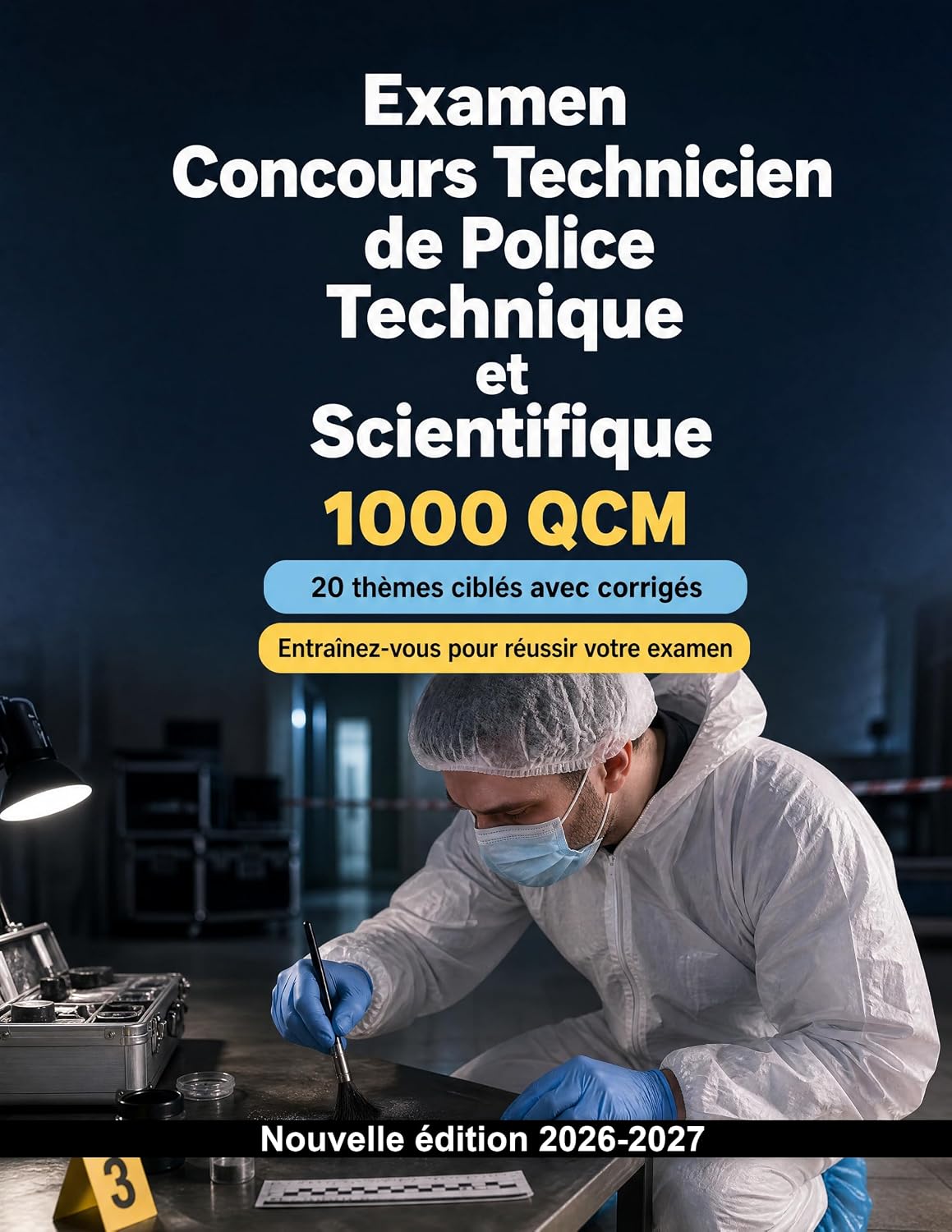 capítulo por capítulo baixar Examen Concours Technicien de Police Technique et Scientifique: 1000 QCM avec corrigés: Révisions ciblées: scène d’infraction, scellés, empreintes et prélèvements biologiques (French Edition)