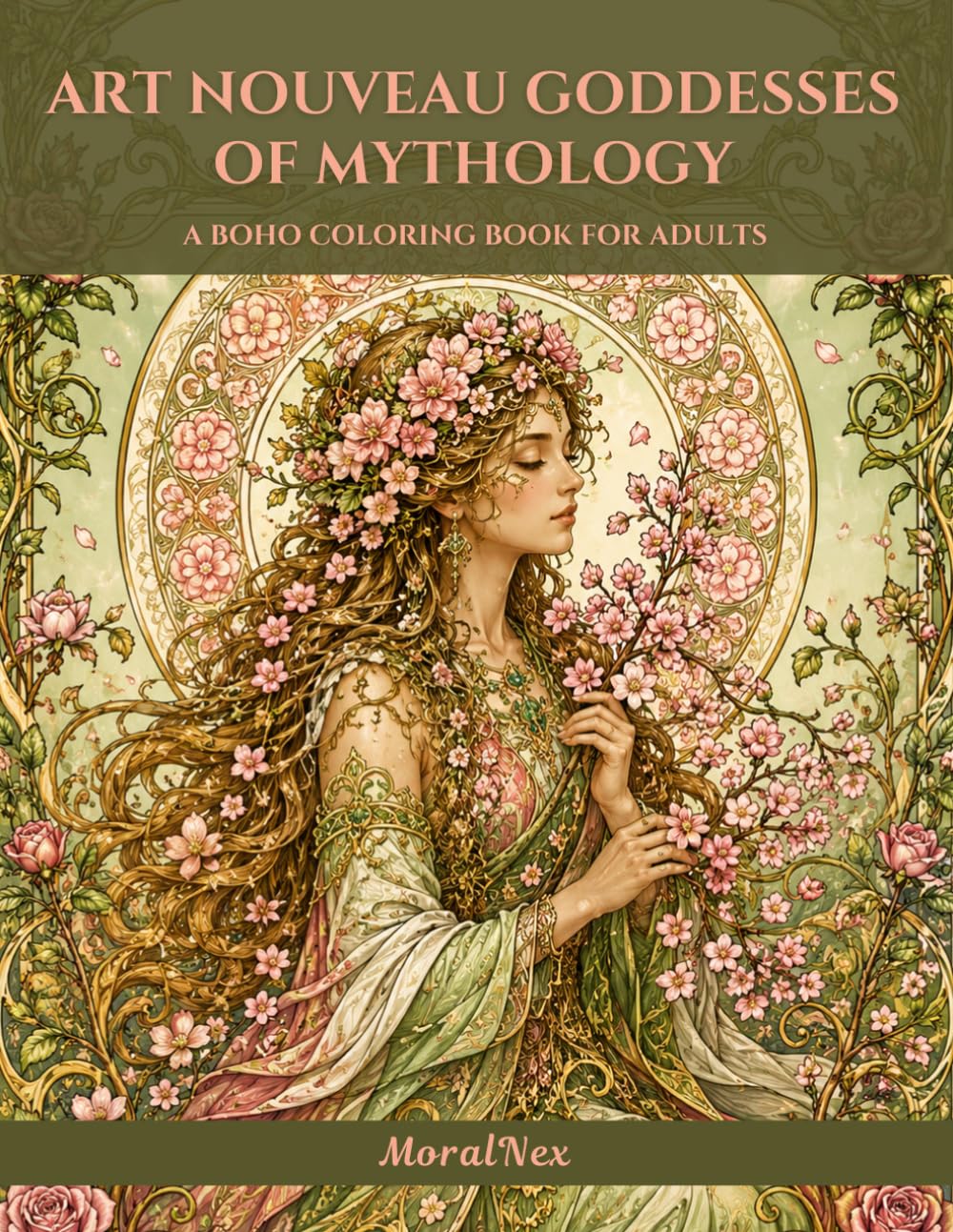 capítulo por capítulo baixar Art Nouveau Goddesses of Mythology — A Boho Coloring Book for Adults: Boho Art Nouveau Illustrations of Aphrodite, Persephone, Freya, Isis, Benzaiten,... Kali, Hecate & Art Nouveau Nature Spirits