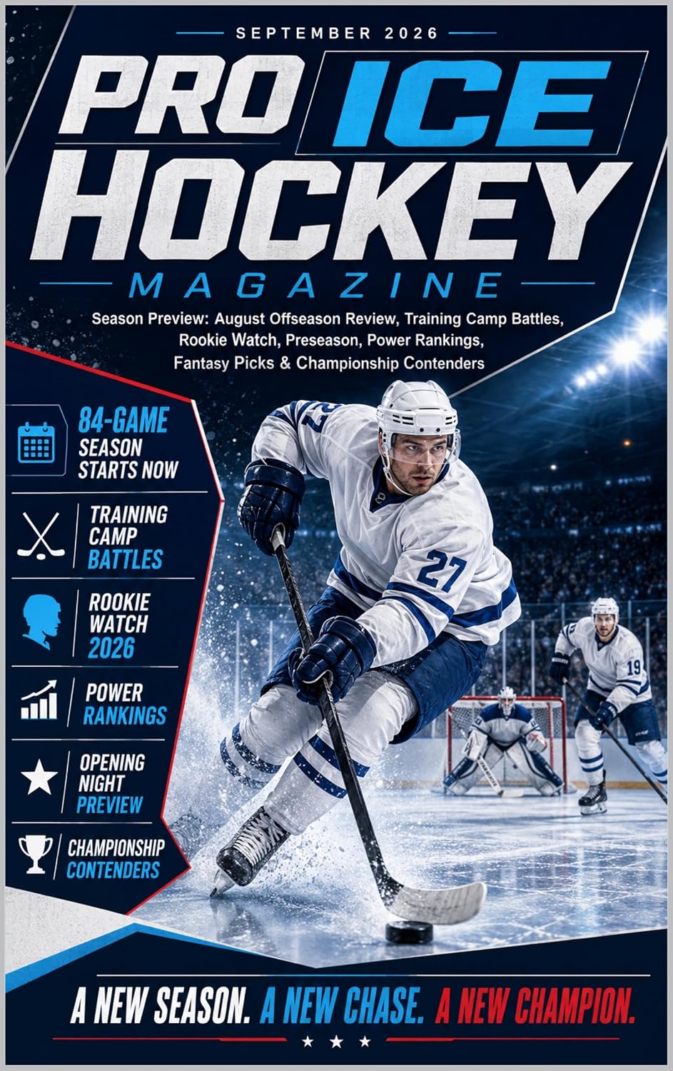 PRO ICE HOCKE MAGAZINE SEPTEMBER 2026: Season Preview: August Offseason Review, Training Camp Battles, Rookie Watch, Preseason, Power Rankings, Fantasy... & Championship Contenders (English Edition) baixar livro de graça