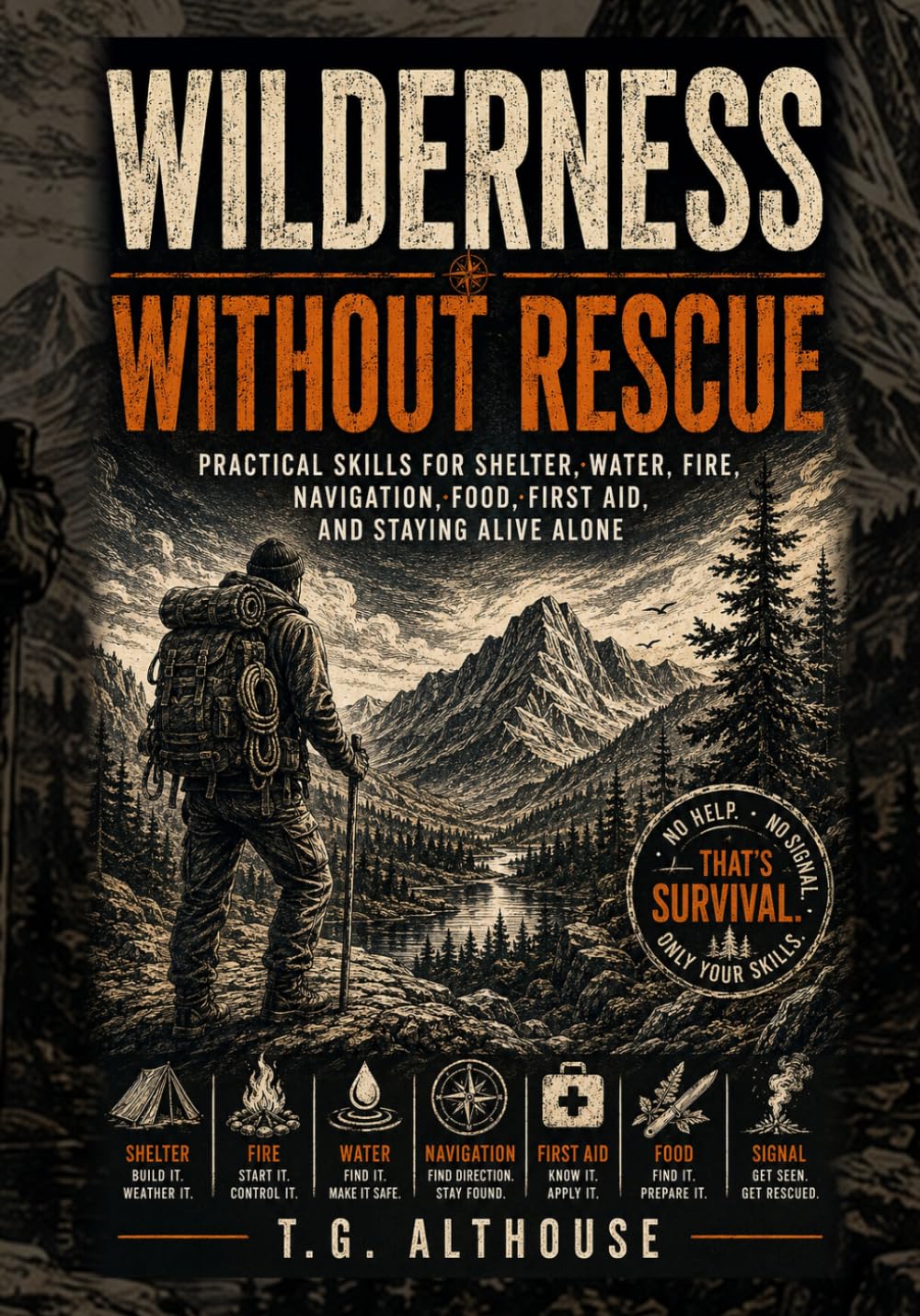 Wilderness Without Rescue: Practical Skills for Shelter, Water, Fire, Navigation, First Aid, Food, Signaling, and Staying Alive Alone baixar o livro de graça