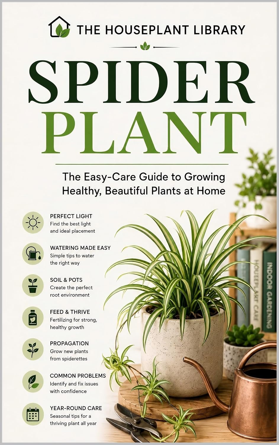 Spider Plant: The Complete Guide to Growing, Caring for and Propagating Healthy Spider Plants Indoors (The Houseplant Library Book 11) (English Edition) baixar livro de graça