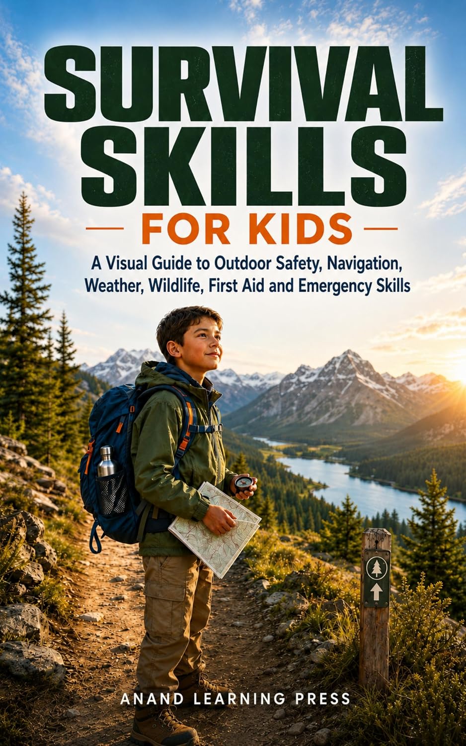 ler totalmente SURVIVAL SKILLS FOR KIDS: A Visual Guide to Outdoor Safety, Navigation, Weather, Wildlife, First Aid and Emergency Skills (English Edition)