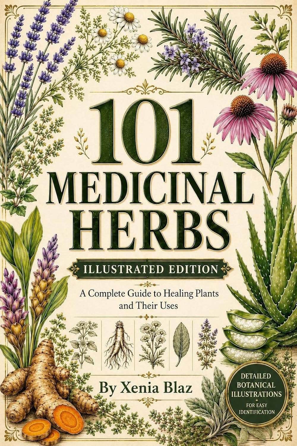 101 MEDICINAL HERBS Illustrated Edition: A Complete Guide to Healing Plants and Their Uses (English Edition) baixar livro de graça