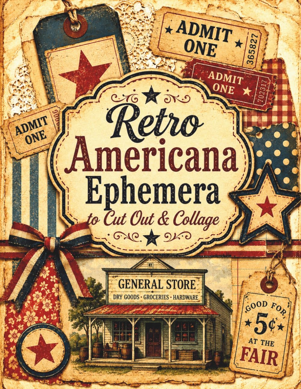 Retro Americana Ephemera to Cut Out & Collage: Patriotic Paper Pieces for Junk Journals, Scrapbooks, Card Making & Mixed Media baixar livro de graça
