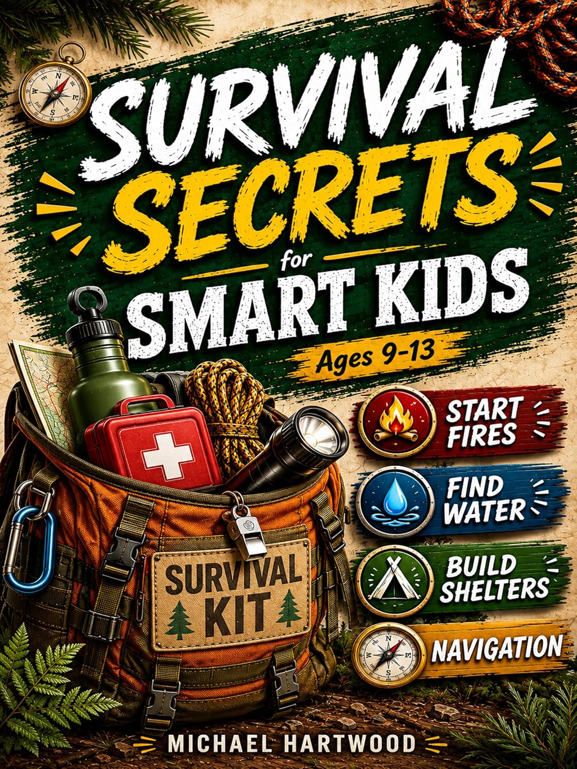 Survival Secrets for Smart Kids Ages 9-13: A Basic Survival Skills Book with Outdoor Adventures and Wilderness Tips for Boys and Girls (English Edition) baixar o livro de graça