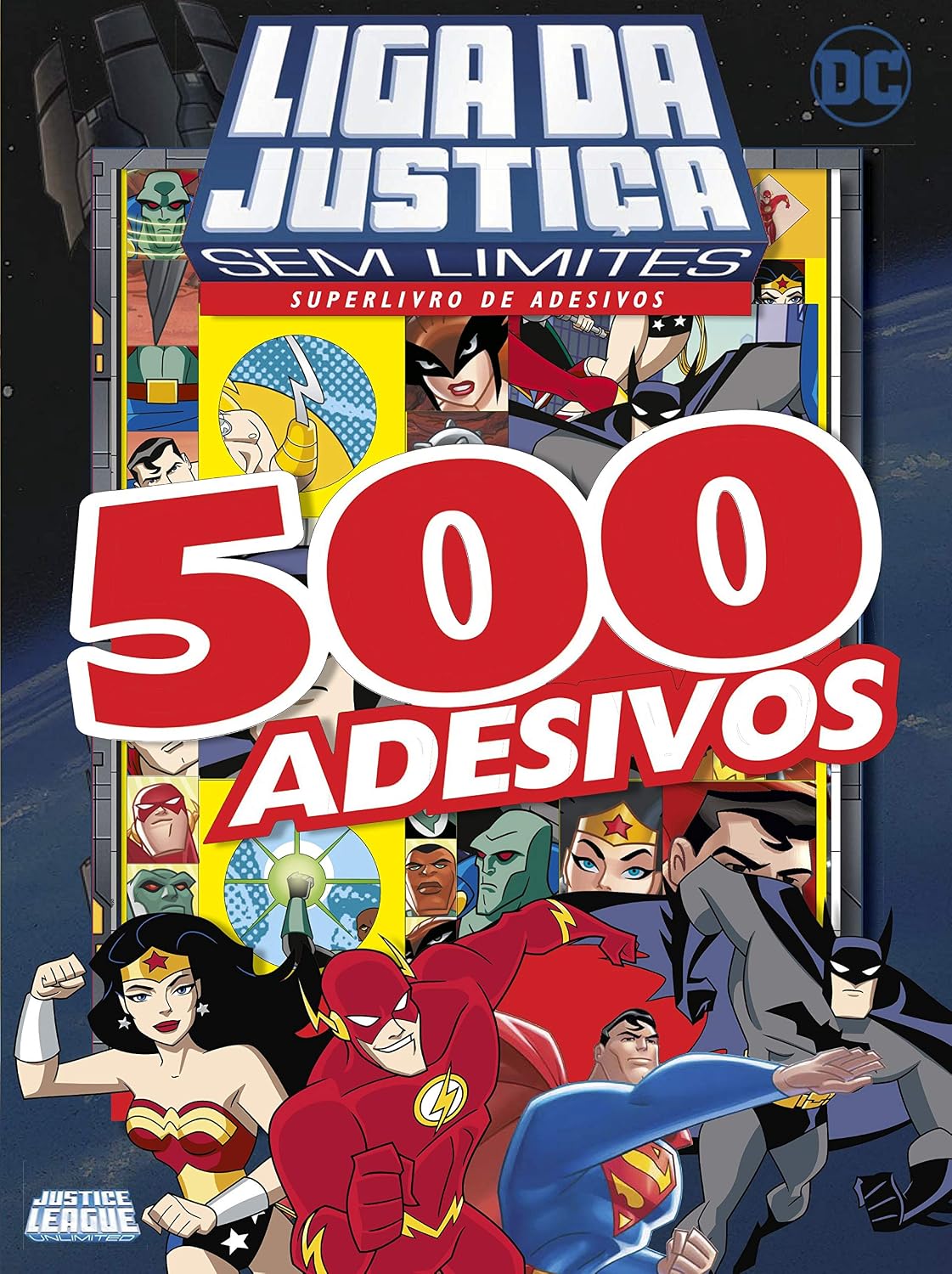 Liga da Justiça sem Limites - Superlivro de adesivos: superlivro de adesivos - 500 adesivos baixar o livro de graça