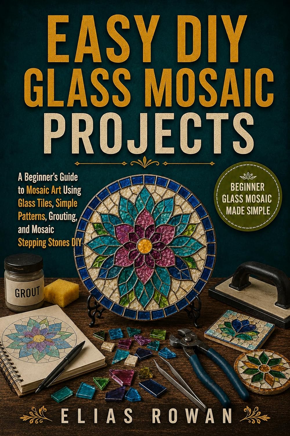 Easy DIY Glass Mosaic Projects: A Beginner’s Guide to Mosaic Art Using Glass Tiles, Simple Patterns, Grouting, and Mosaic Stepping Stones DIY (English Edition) baixar o livro de graça