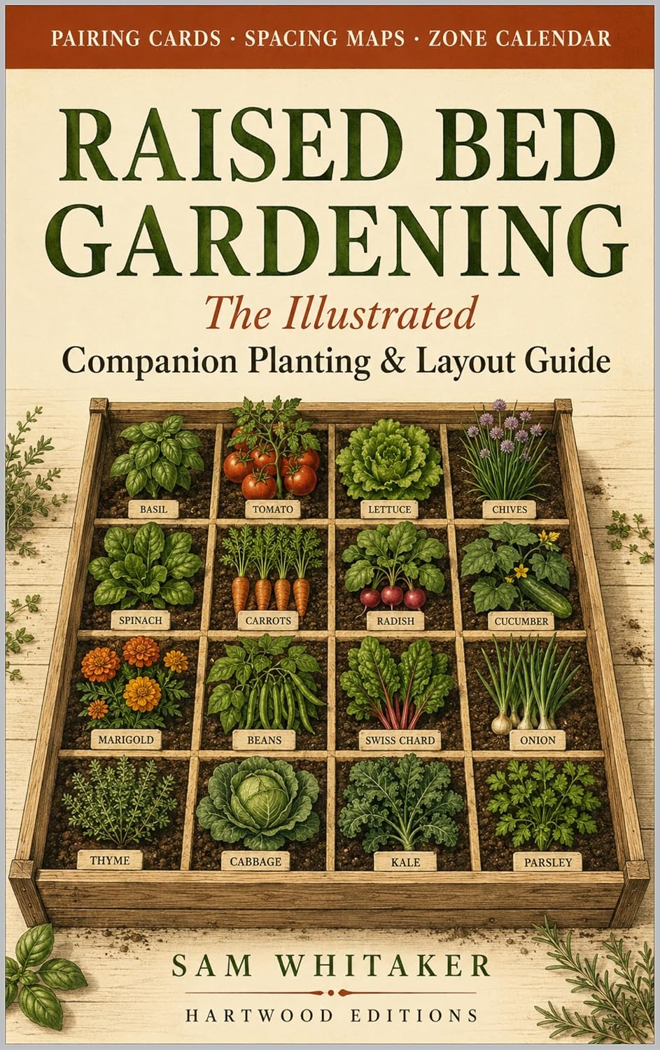 ler totalmente Raised Bed Gardening: The Illustrated Companion Planting & Layout Guide (Hartwood Editions) (English Edition)