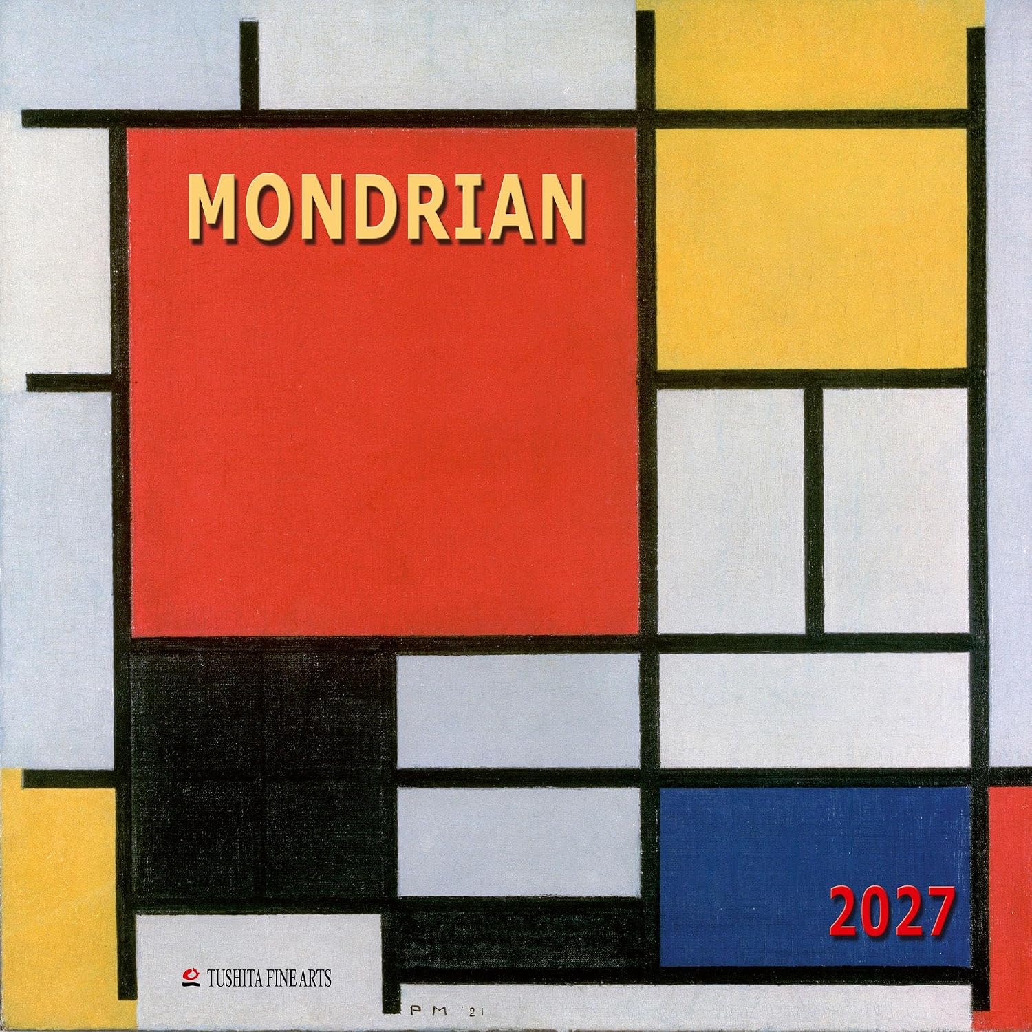 ler totalmente Piet Mondrian 2027: Kalender 2027
