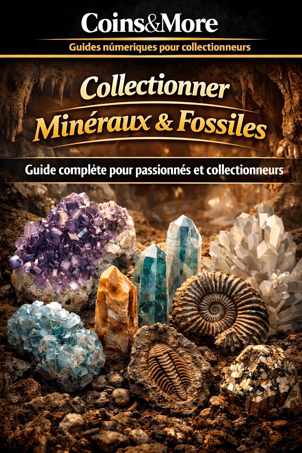 Collectionner les fossiles et minéraux: Le guide complet pour passionnés et collectionneurs (French Edition)