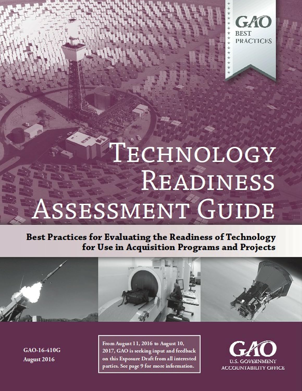 ler totalmente Technology Readiness Assessment Guide: GAO-16-410G August 2016 (English Edition)