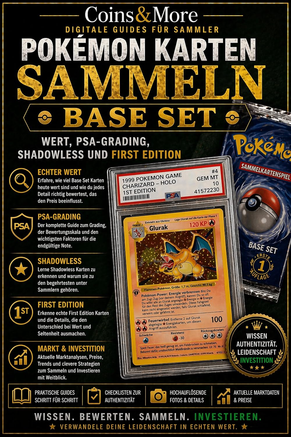 Pokémon Karten Sammeln Base Set: Wert, PSA-Grading, Shadowless und First Edition – Komplettratgeber: Ein unabhängiger, inoffizieller Sammlerratgeber (German Edition) baixar livro de graça
