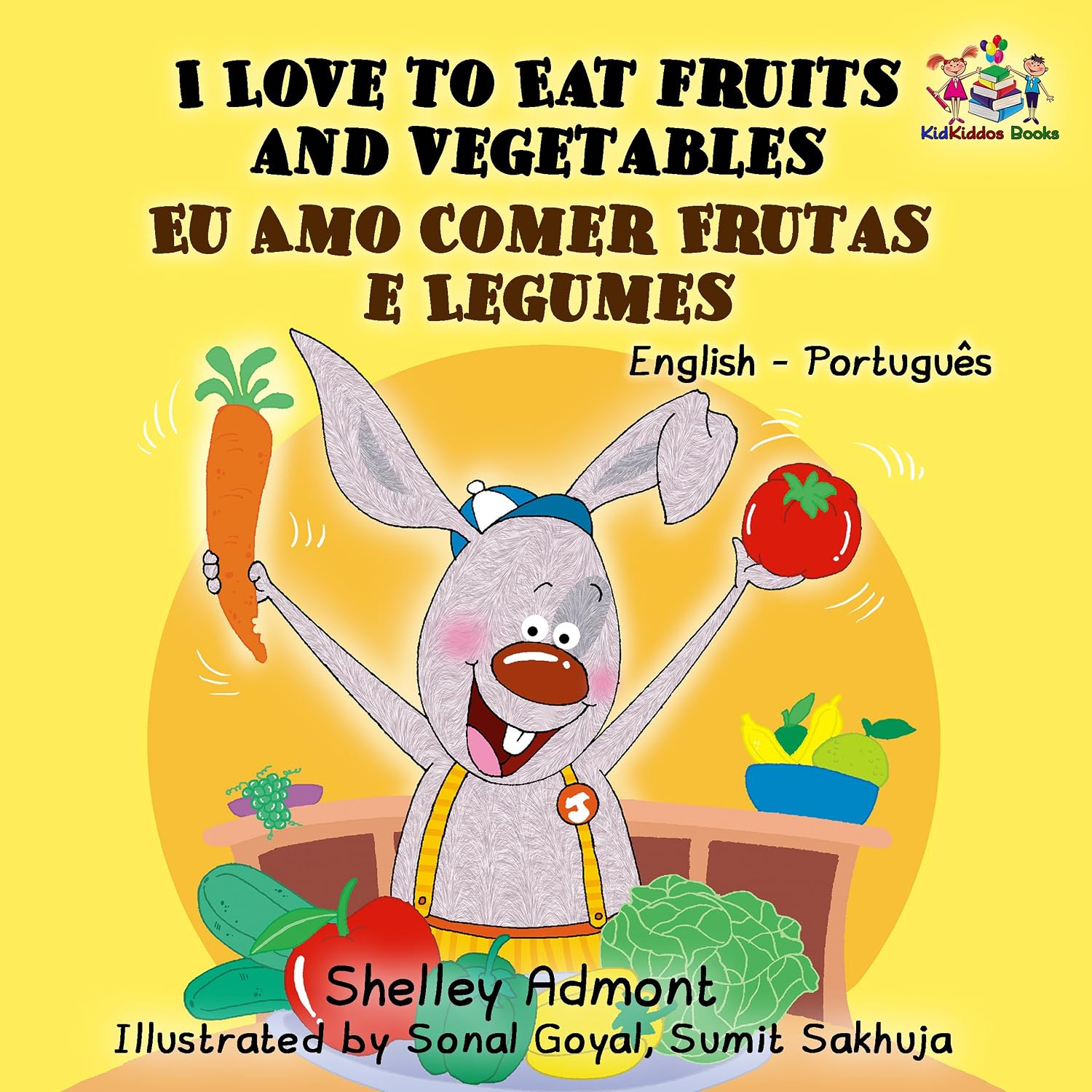 I Love to Eat Fruits and Vegetables Eu Amo Comer Frutas e Legumes (English Portuguese Bilingual Collection) baixar livro de graça
