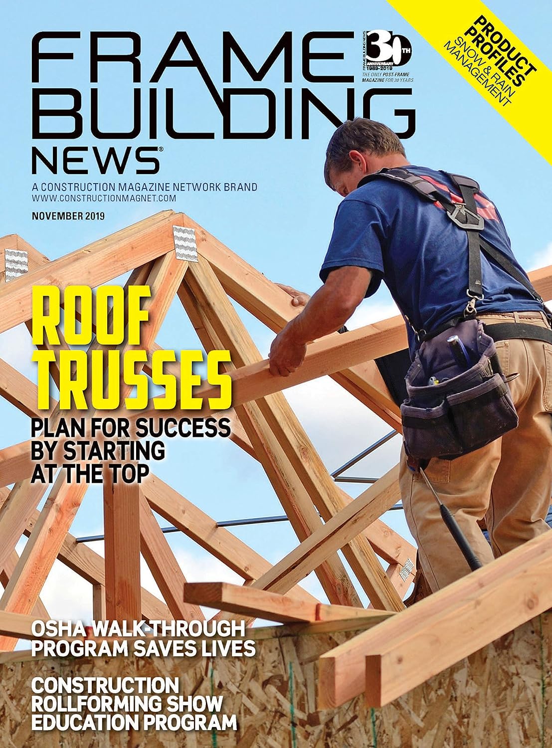 ler totalmente Frame Building News, November 2019: Roof Trusses (Vol. 31, No. 5) (English Edition)