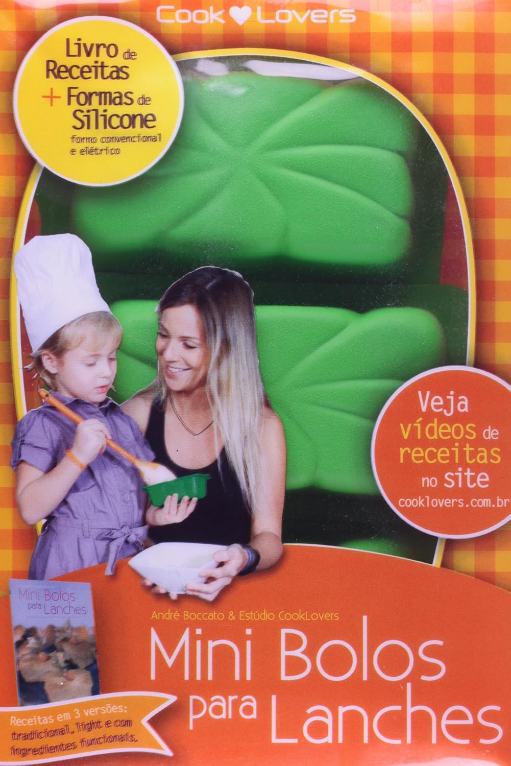 Kit Mini Bolos Para Lanches. Receitas com Alternativas de Ingredientes Funcionais e Light - Série Pequena