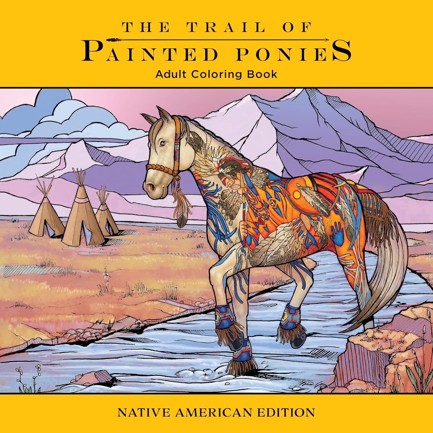 Trail of Painted Ponies Coloring Book: Native American Edition baixar livro de graça