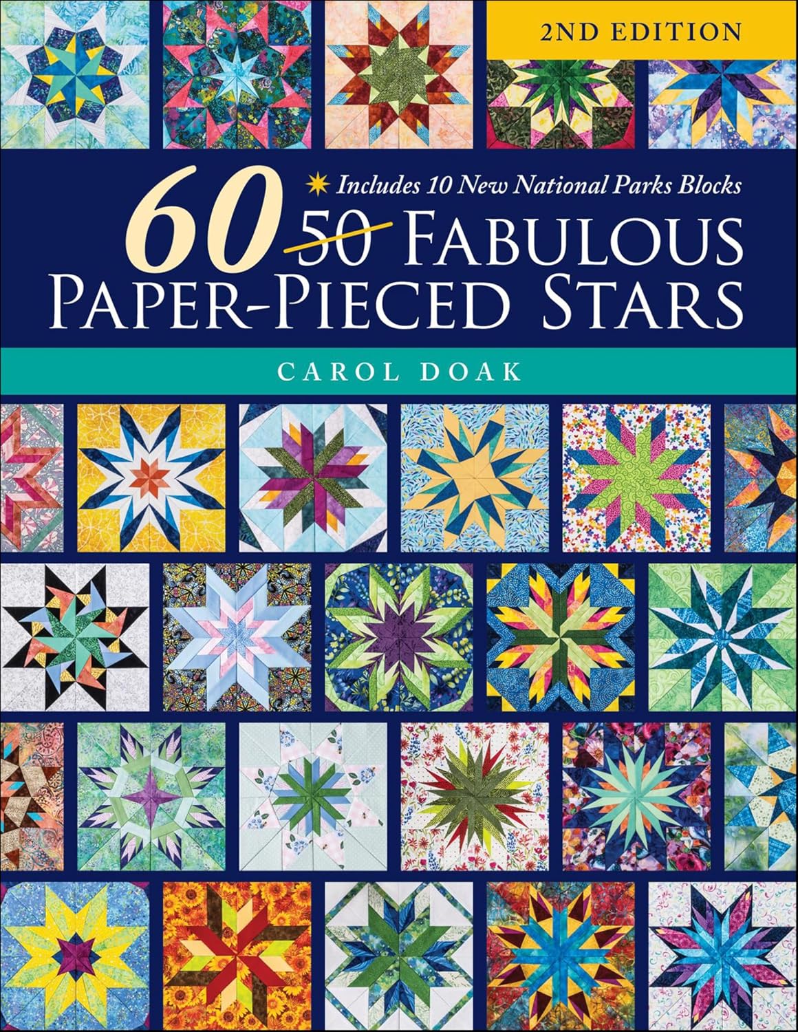 60 Fabulous Paper-Pieced Stars: Includes 10 New National Parks Blocks (English Edition)