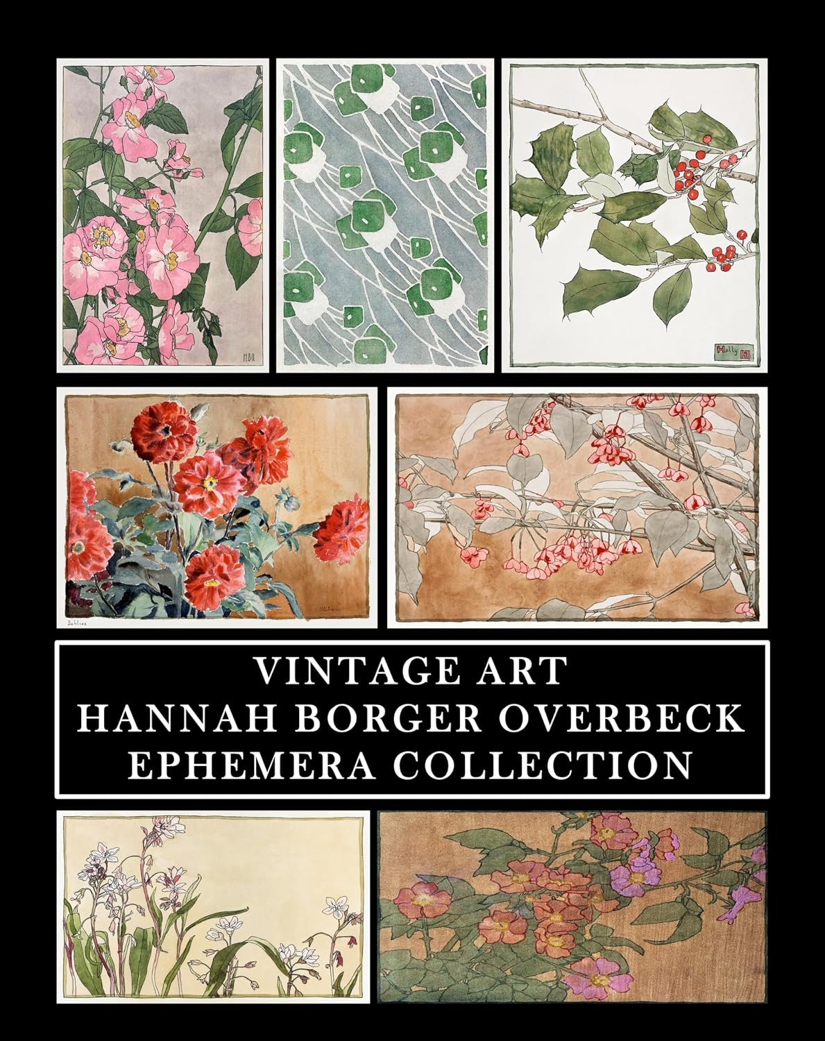ler totalmente Vintage Art: Hannah Borger Overbeck: Ephemera Collection: Botanical Prints and Collage Sheets for Framing, Decoupage, Junk Journals and Scrapbooking (English Edition)
