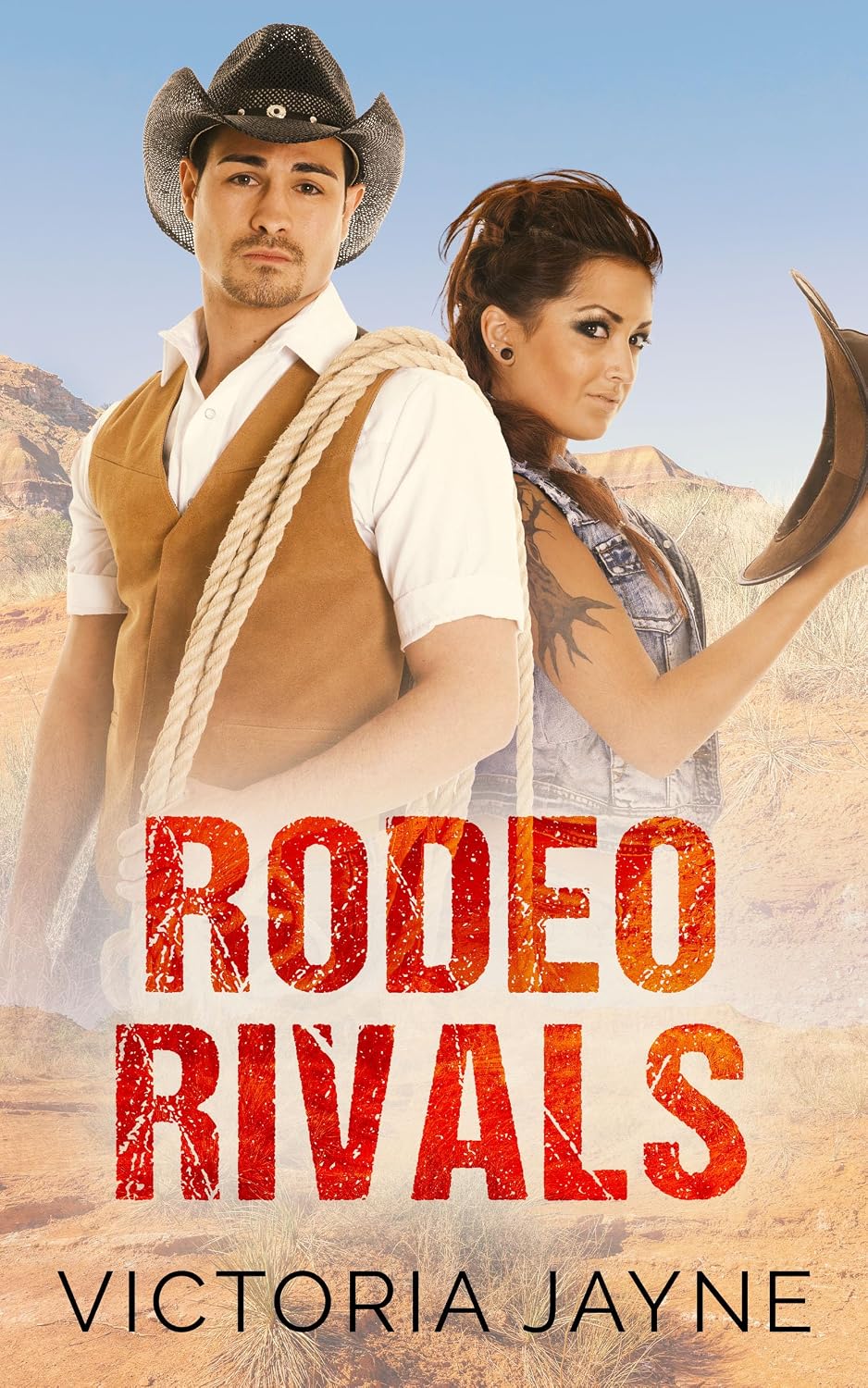 Rodeo Rivals: A Cowboy Romance with Rivals to Lovers (English Edition)