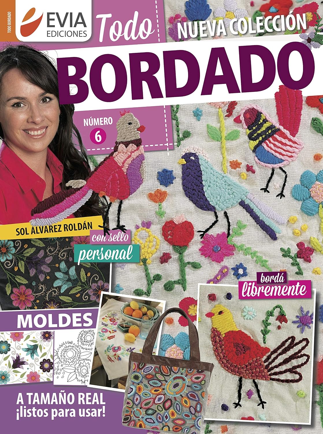 ler totalmente TODO BORDADO 6: con moldes (Spanish Edition)