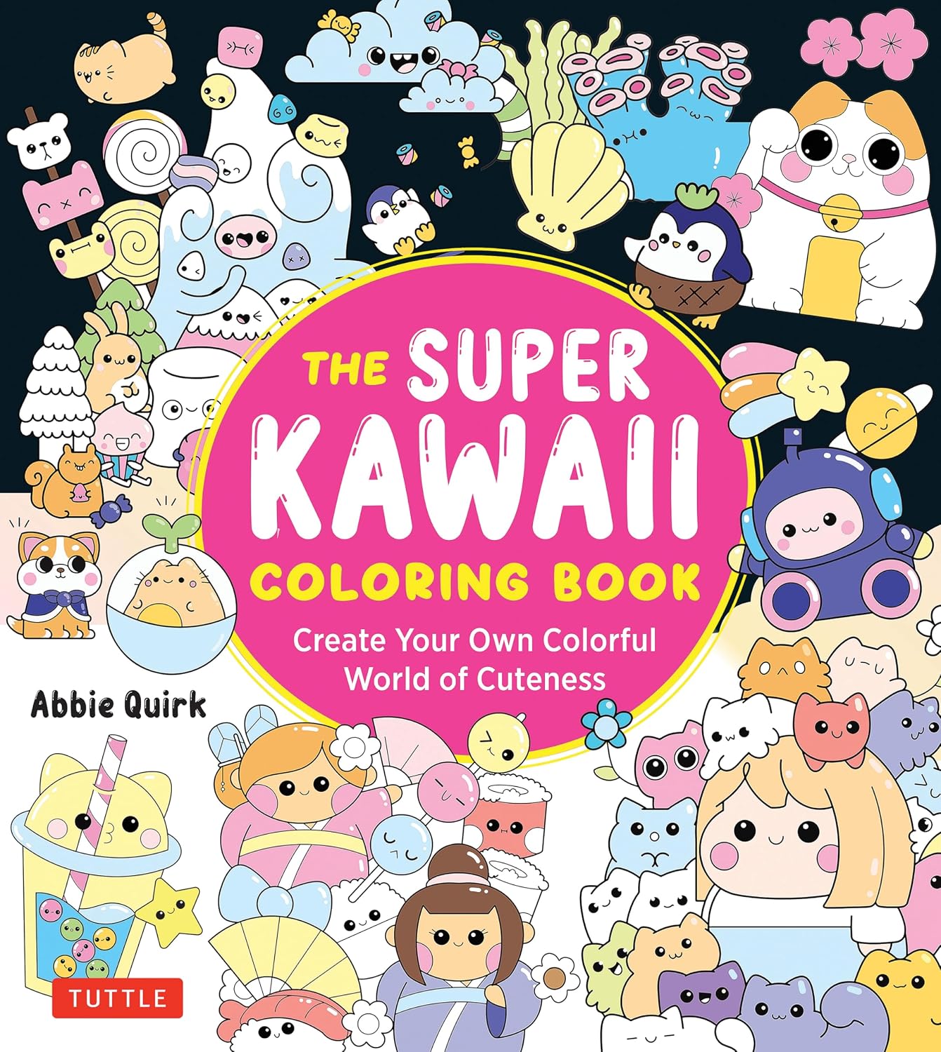 ler totalmente The Super Kawaii Coloring Book: Create Your Own Colorful World of Cuteness