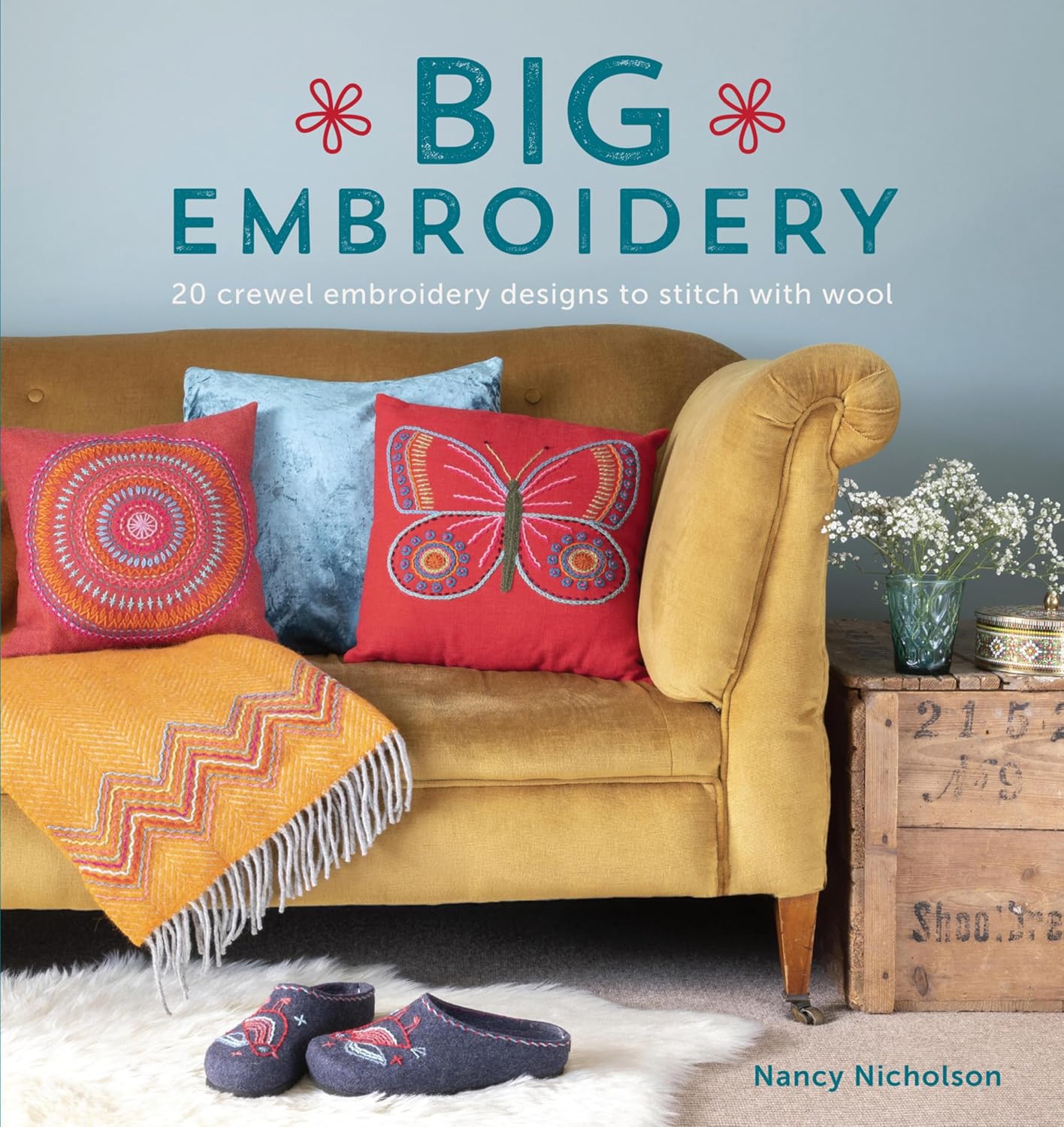 Big Embroidery: 20 Crewel Embroidery Designs to Stitch with Wool (English Edition) baixar o livro de graça
