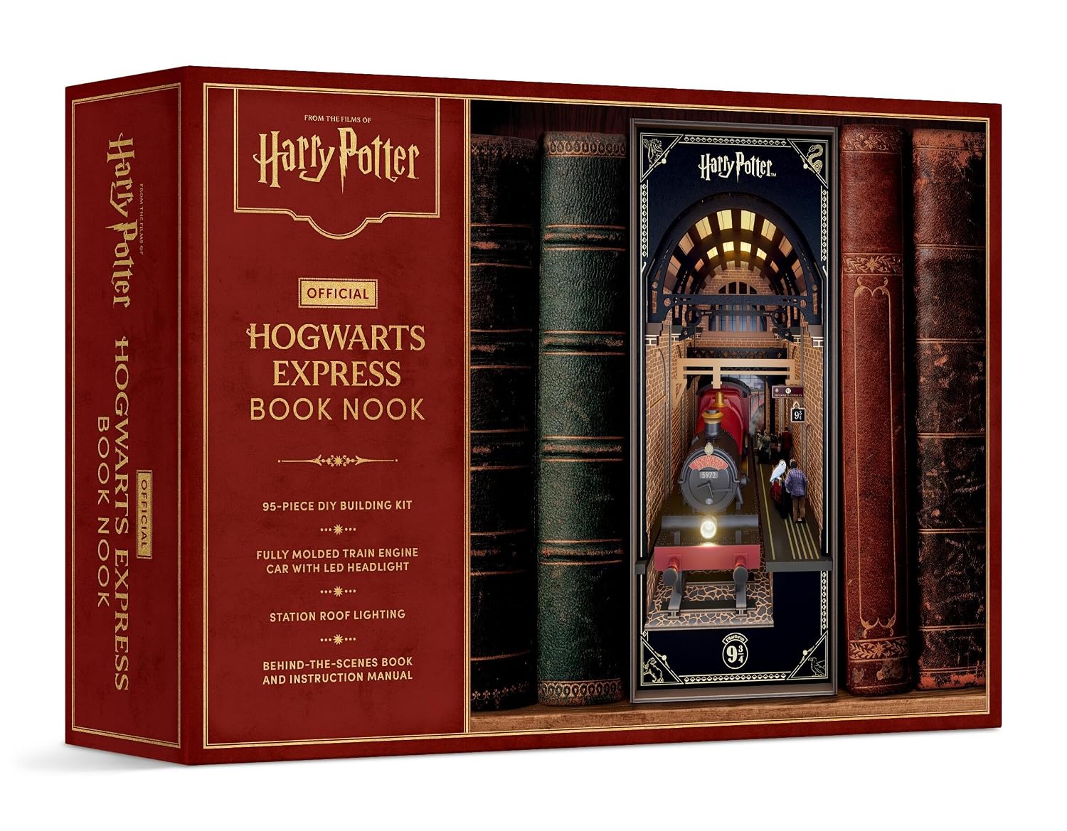Harry Potter: Official Hogwarts Express Book Nook (With Lights!): DIY Building Kit with Fully Molded Train Engine Car baixar livro de graça