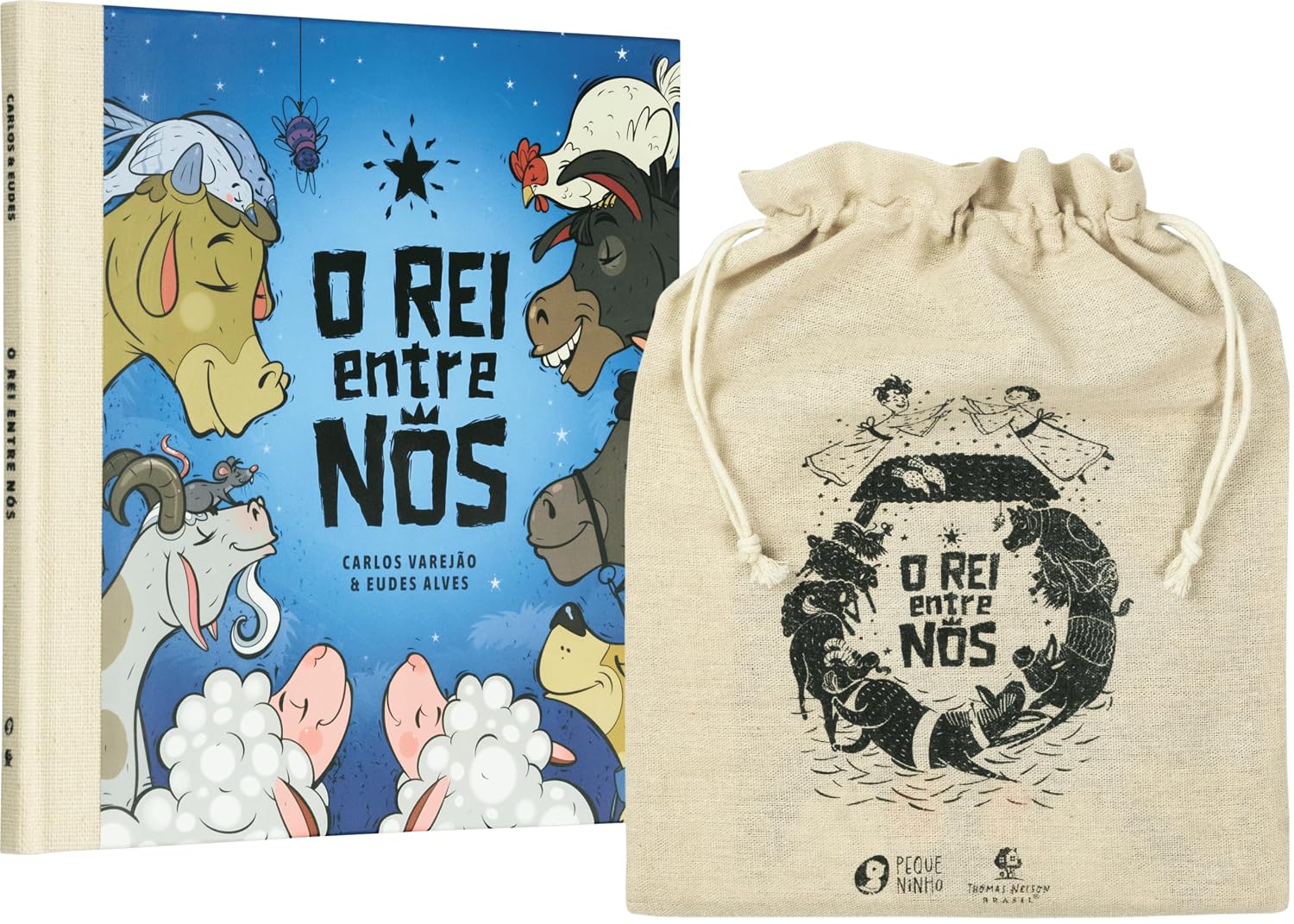 O Rei entre nós – O nascimento de Jesus contado pelos animais, com rimas em cordel e bolsinha de juta exclusiva para guardar o livro baixar livro de graça