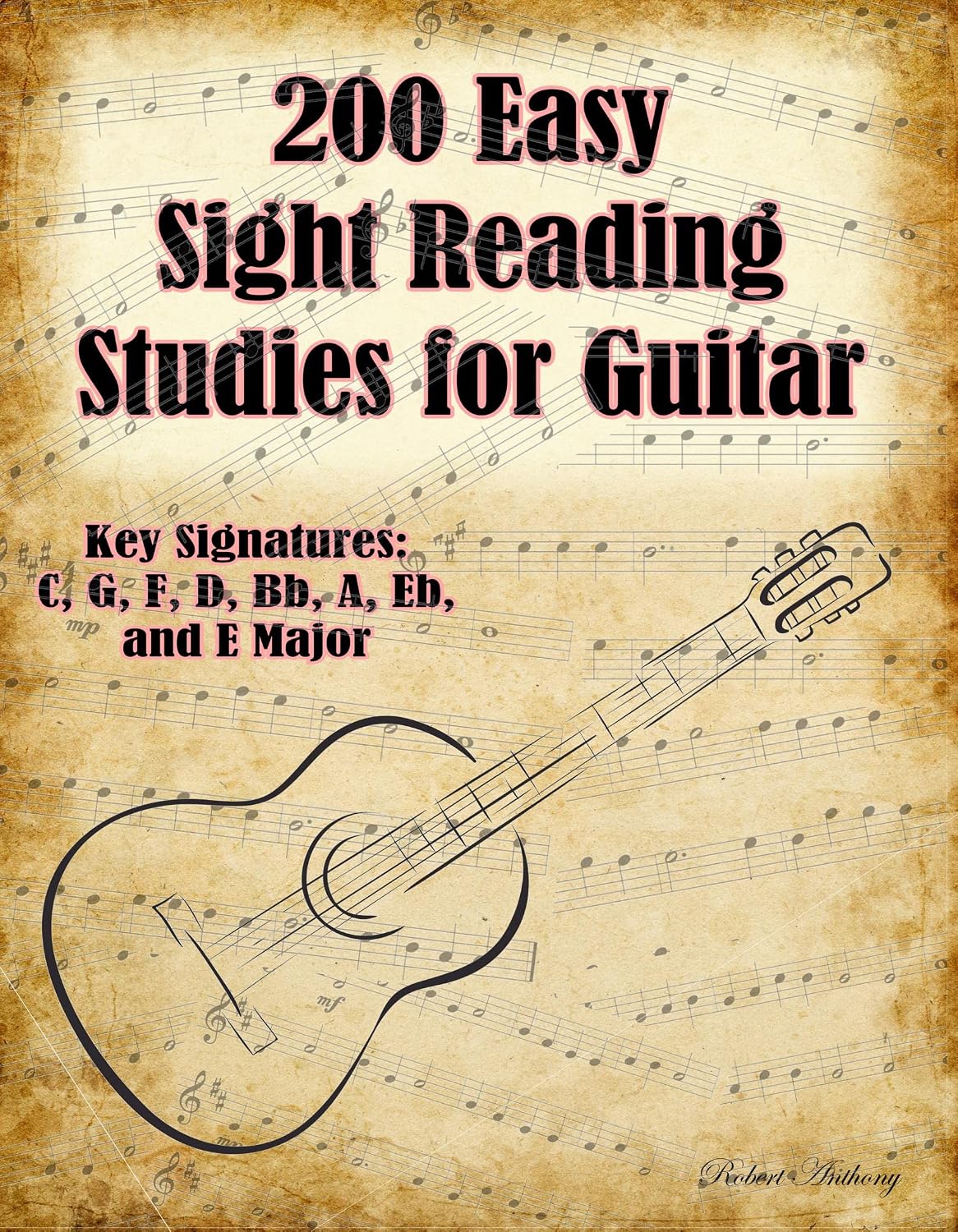 200 Easy Sight Reading Studies for Guitar (English Edition) baixar o livro de graça