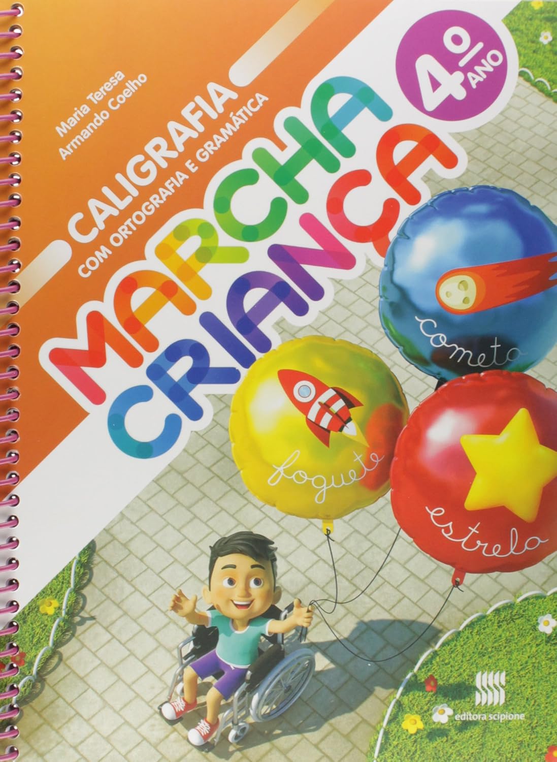 ler totalmente Marcha Criança. Caligrafia com Ortografia e Gramática - 4º Ano