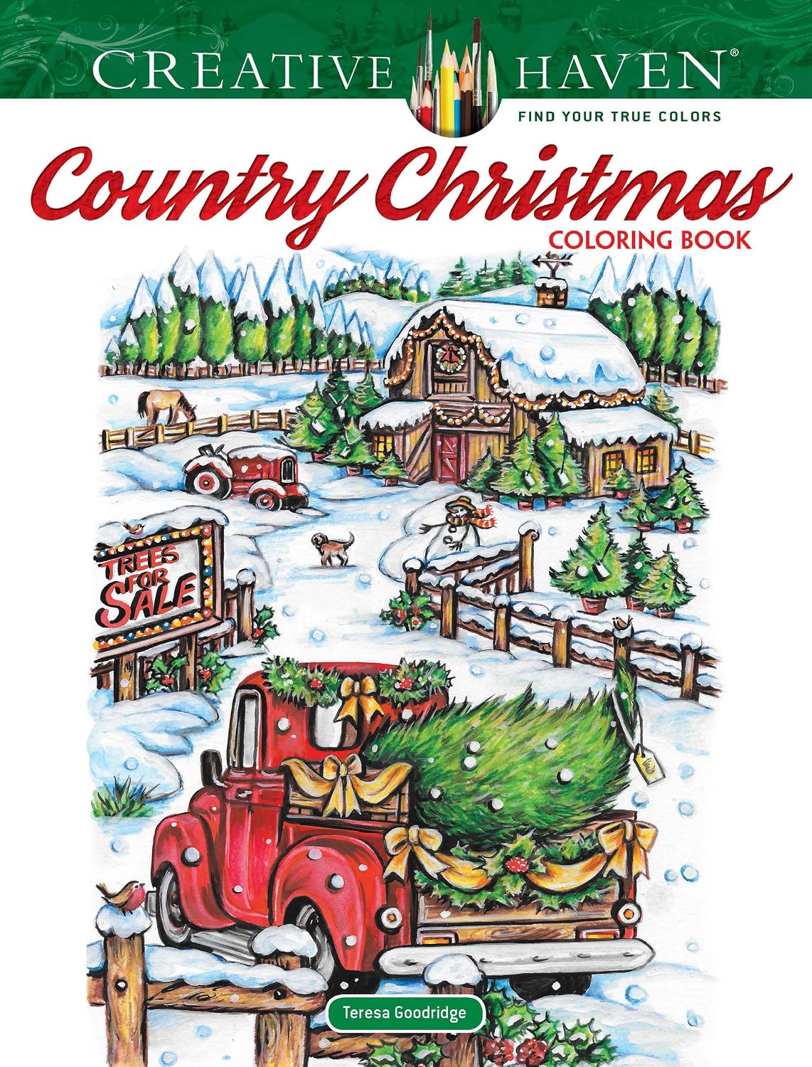 Creative Haven Country Christmas Coloring Book baixar livro de graça