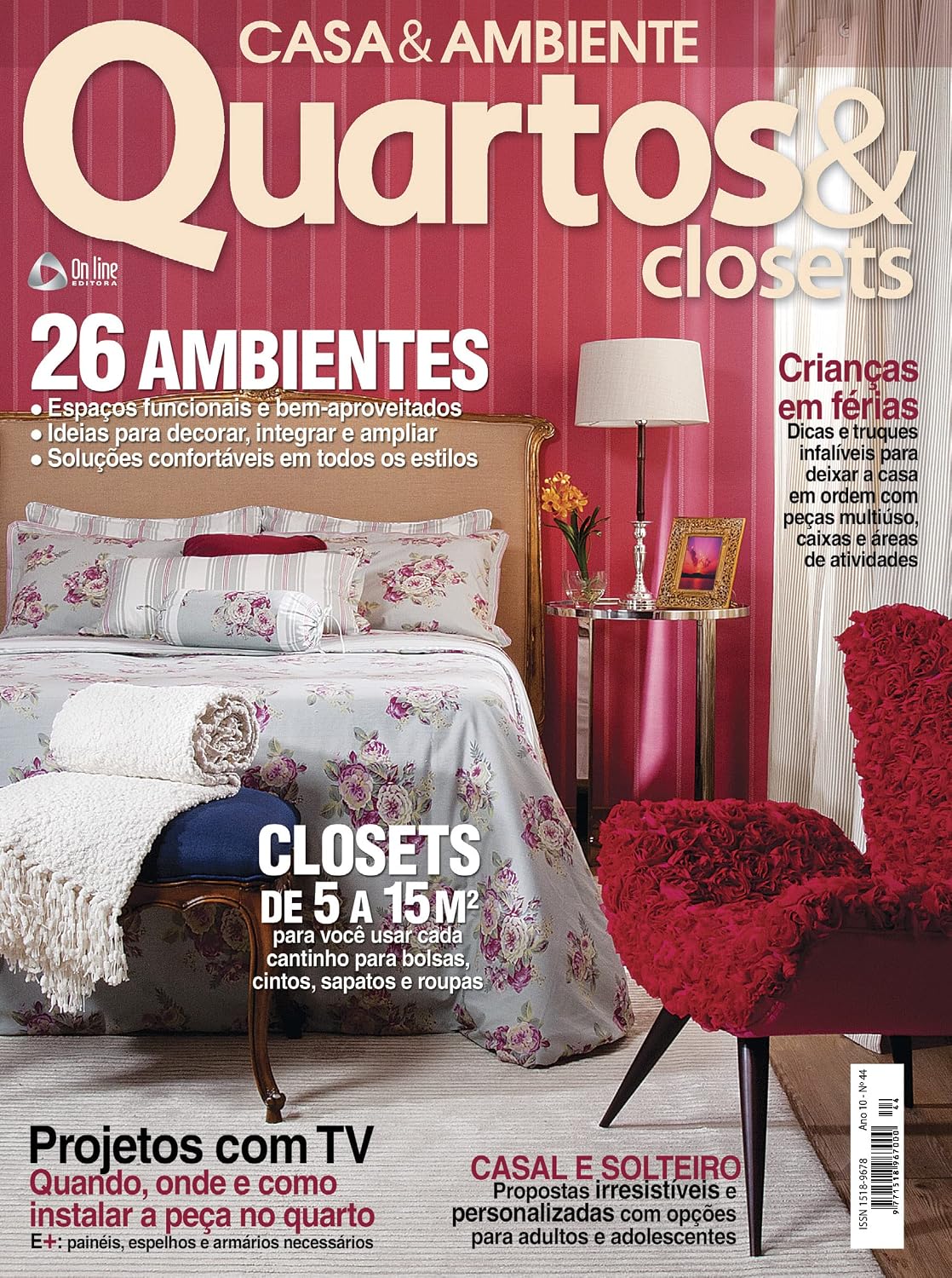 26 Ideias de Espaços Funcionais e Bem Aproveitados: Casa & Ambiente - Quartos & Closets Edição 44 baixar o livro de graça