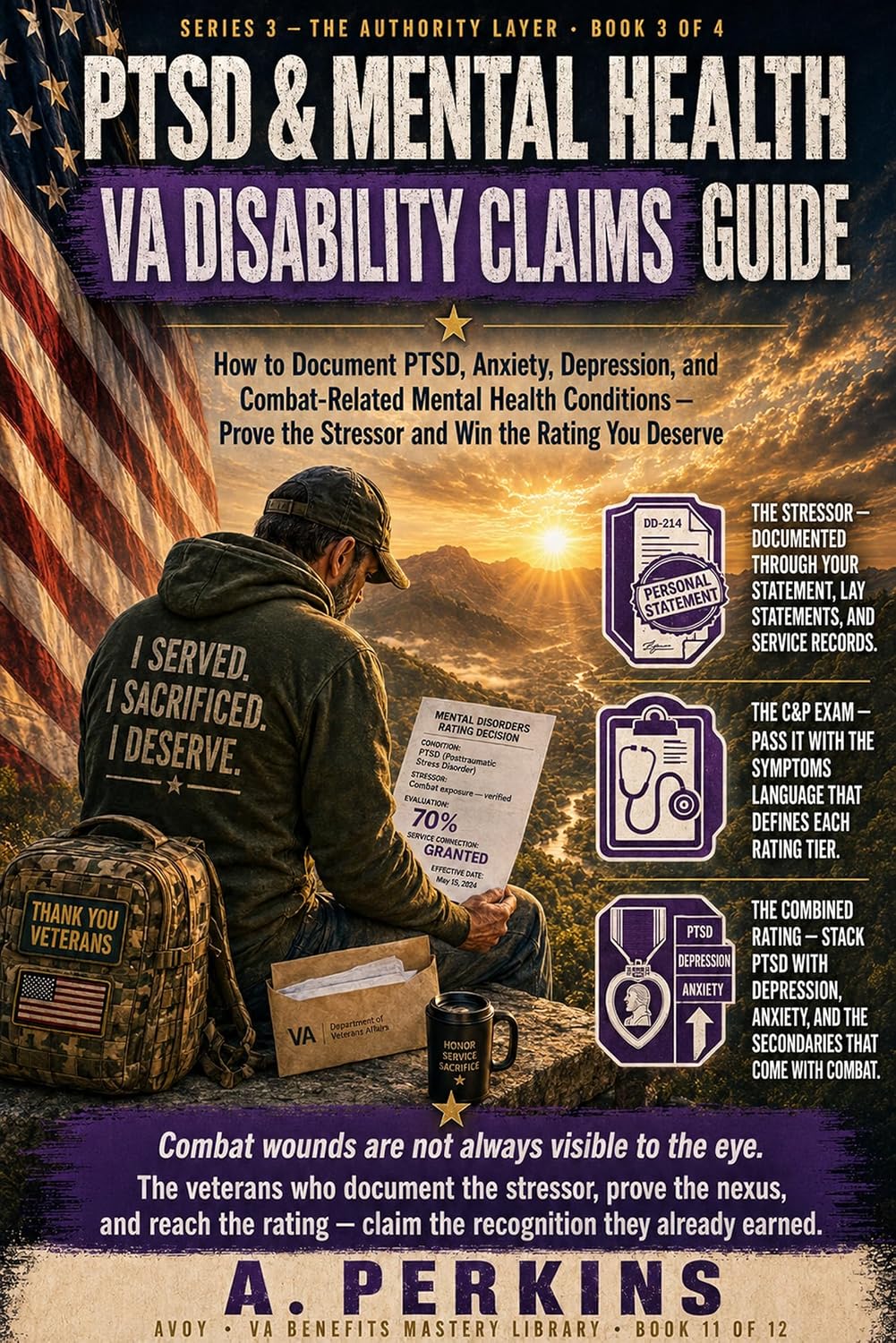 capítulo por capítulo baixar PTSD & Mental Health VA Disability Claims Guide: How to Document PTSD, Anxiety, Depression, and Combat-Related Mental Health Conditions — Prove the Stressor... Strategy & Appeals Book 1) (English Edition)