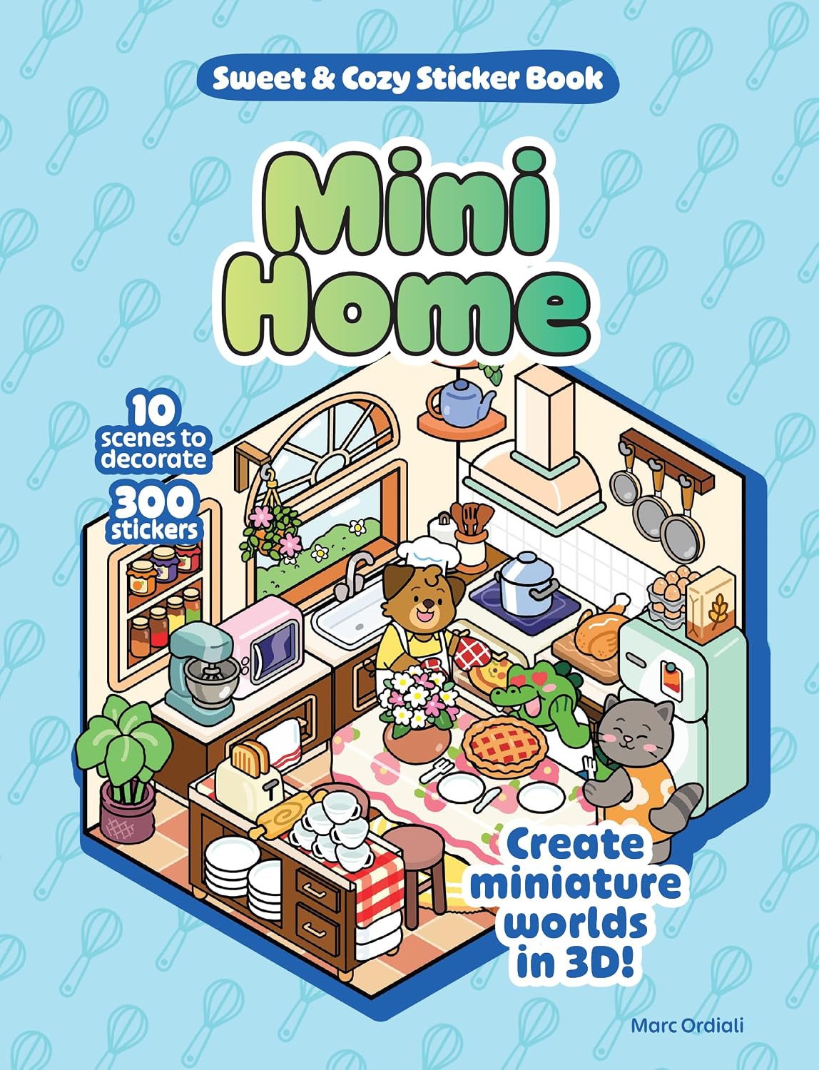 ler totalmente Mini Home Sweet & Cozy Sticker Book: 10 Scenes to Decorate with 300 Stickers! Create Miniature Worlds in 3d!