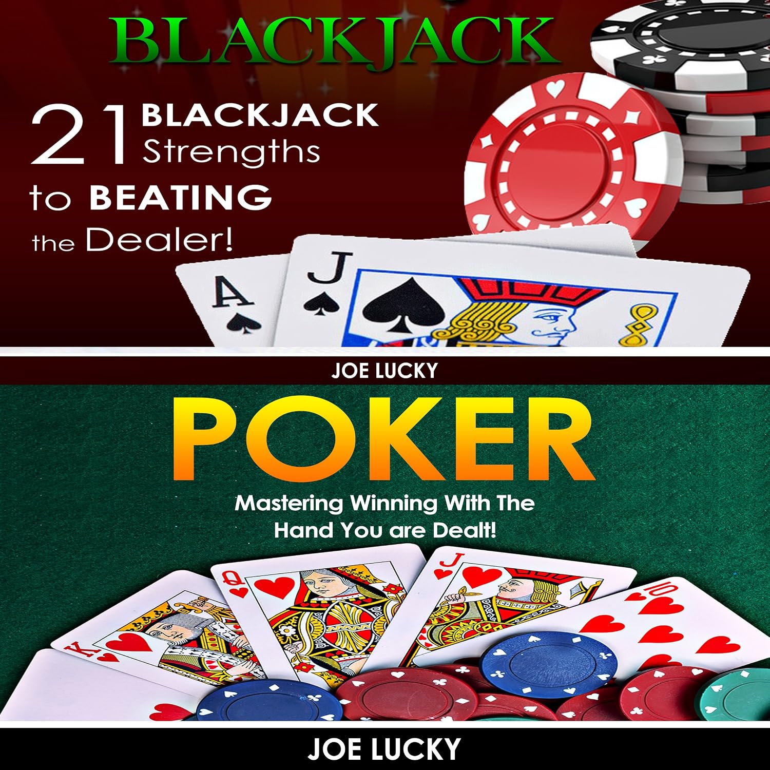 Blackjack & Poker: 21 Blackjack Strengths to Beating the Dealer! & Mastering Winning with the Hand You Are Dealt! baixar livro de graça