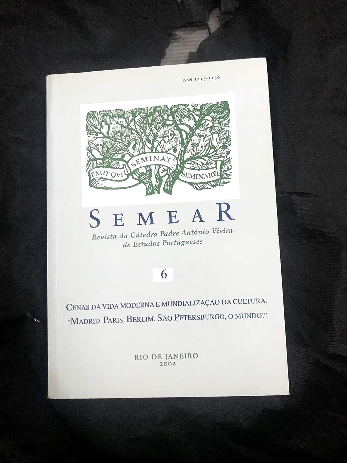 Revista Semear 6 - Cenas da Vida Moderna e Mundialização da Cultura: "Madrid, Paris, Berlim, São Petersburgo, o Mundo!" baixar o livro de graça