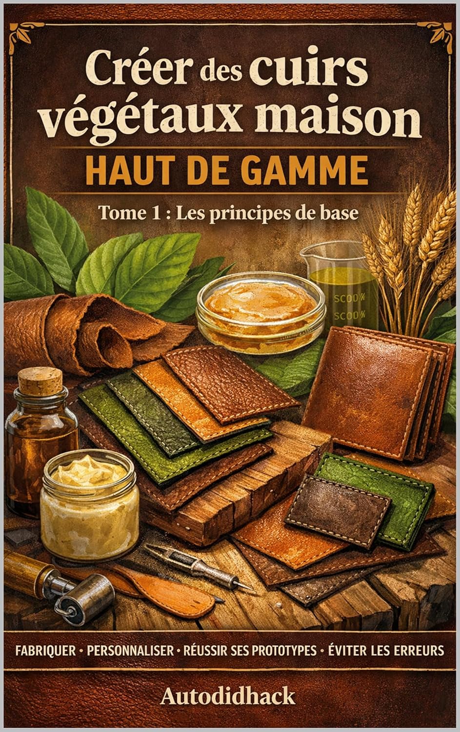capítulo por capítulo baixar Créer des cuirs végétaux haut de gamme: Tome 1: Les principes de base (French Edition)
