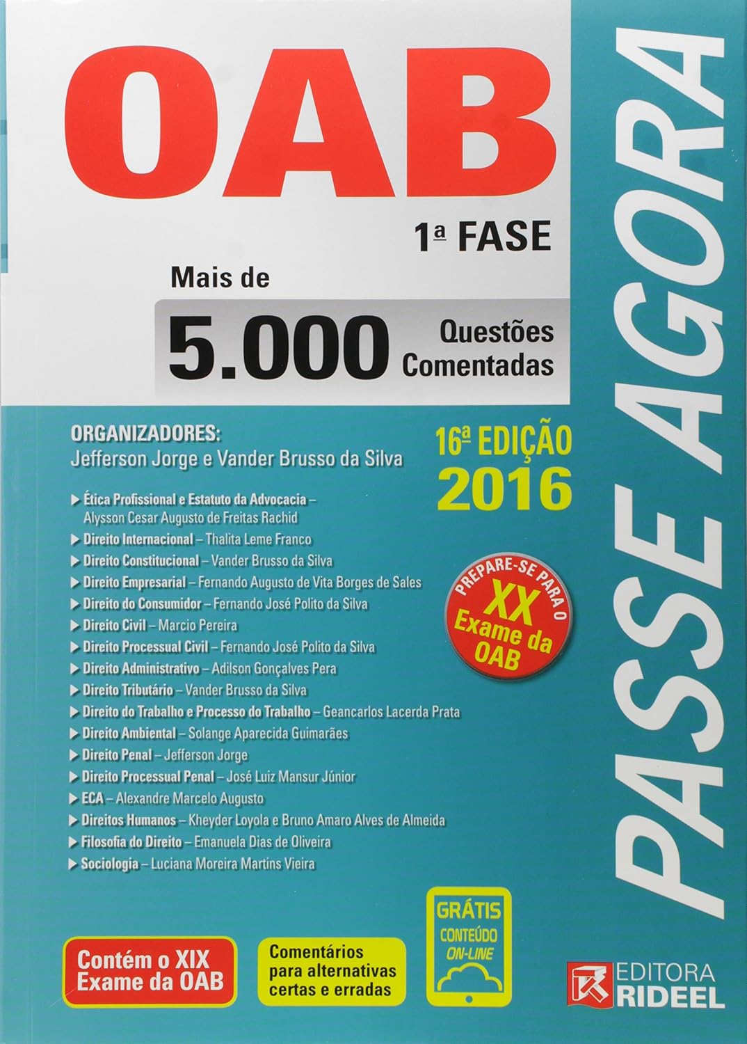 capítulo por capítulo baixar Passe Agora na OAB. 5000 Questões Comentadas. 1ª Fase