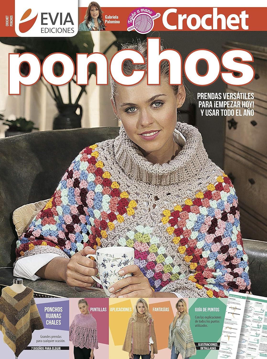 CROCHET PONCHOS: prendas versátiles para ¡empezar hoy! y usar todo el año (CROCHET III nº 3) (Spanish Edition) baixar o livro de graça