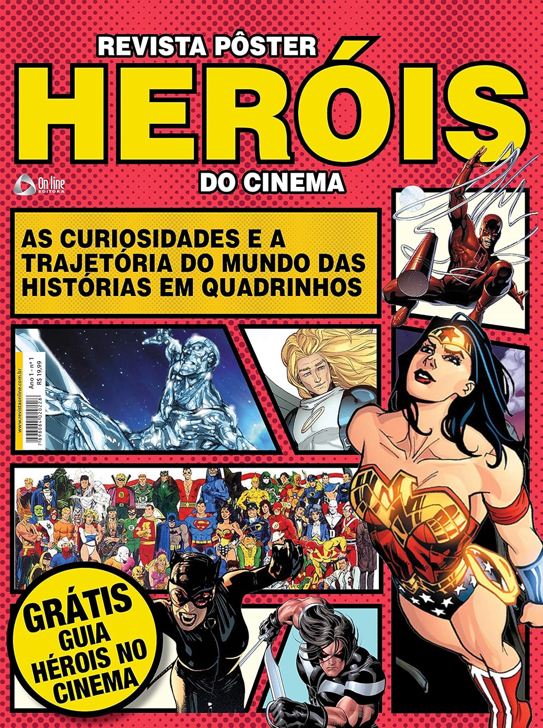 Revista Pôster Heróis do Cinema 01