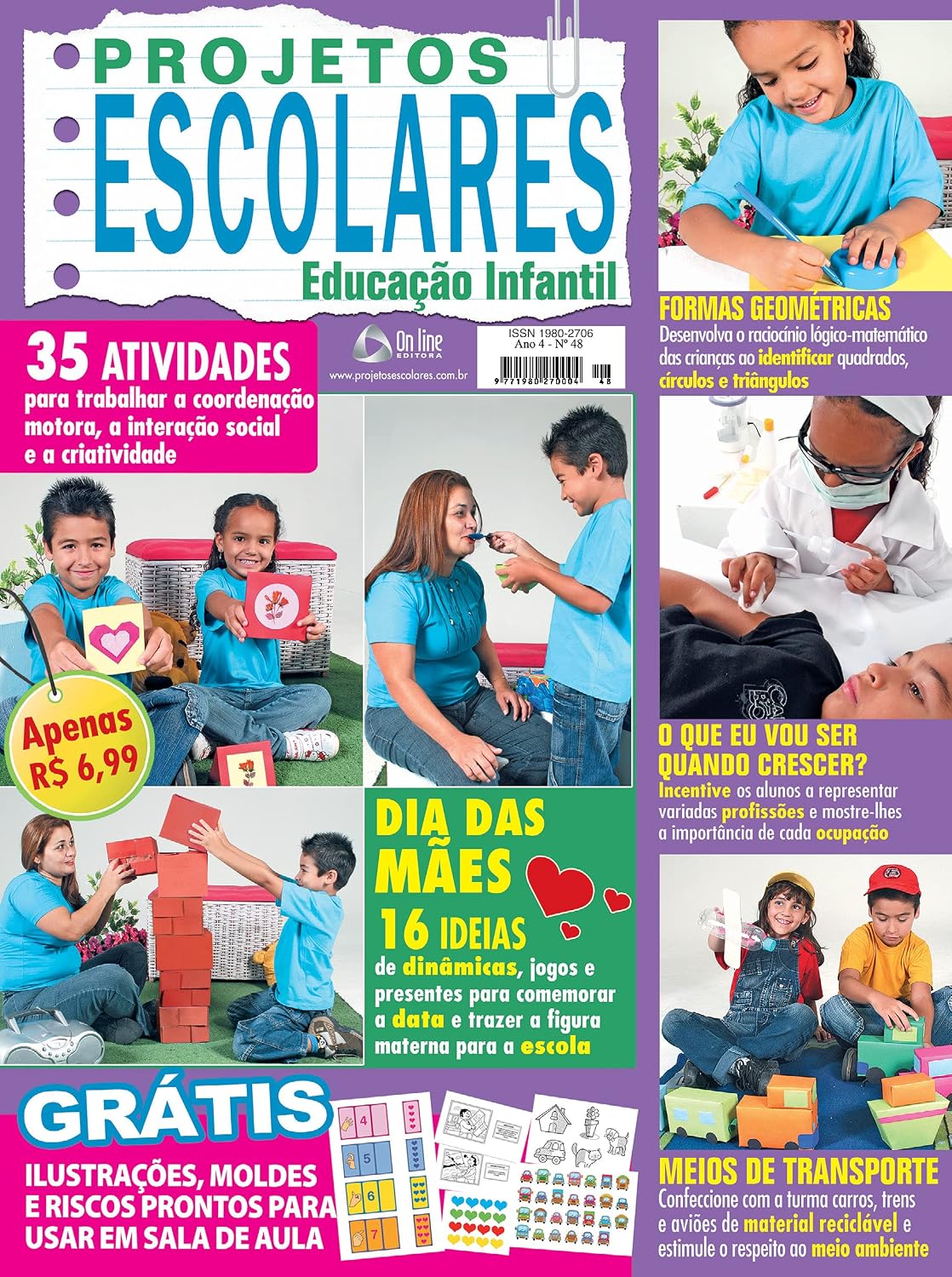 Projetos Escolares - Educação Infantil: Edição 48